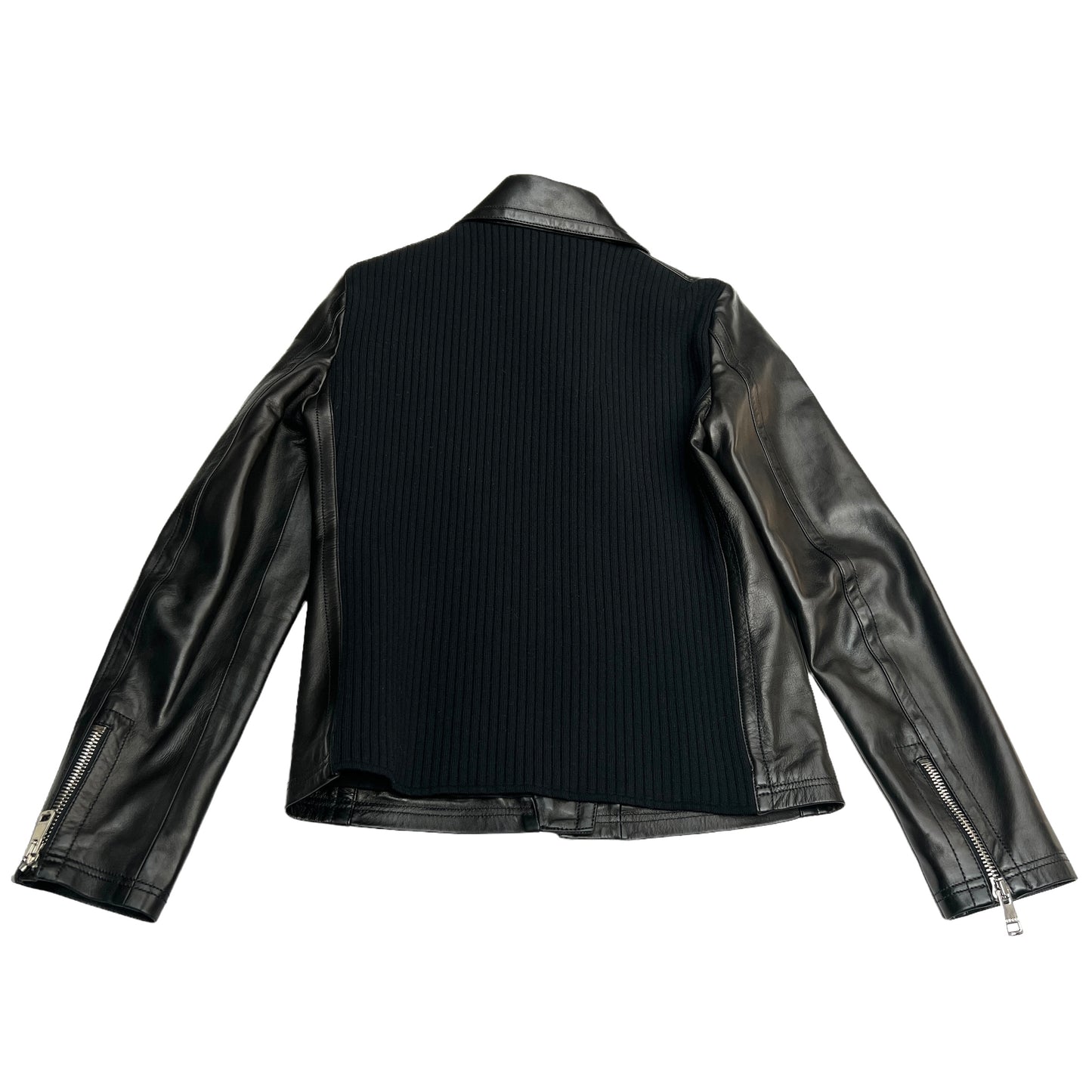 Black Leather Jacket - L