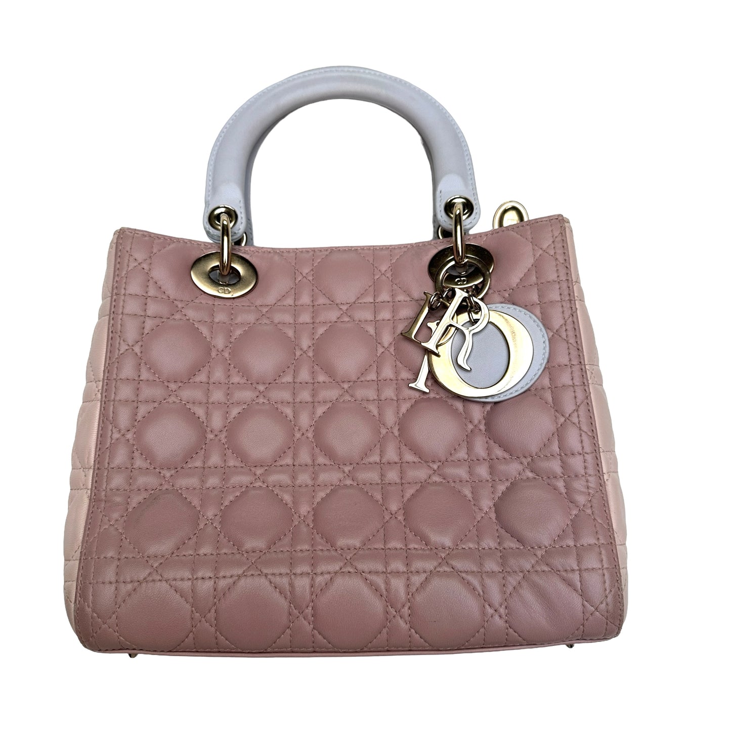 Small Tricolor Lady Dior Bag