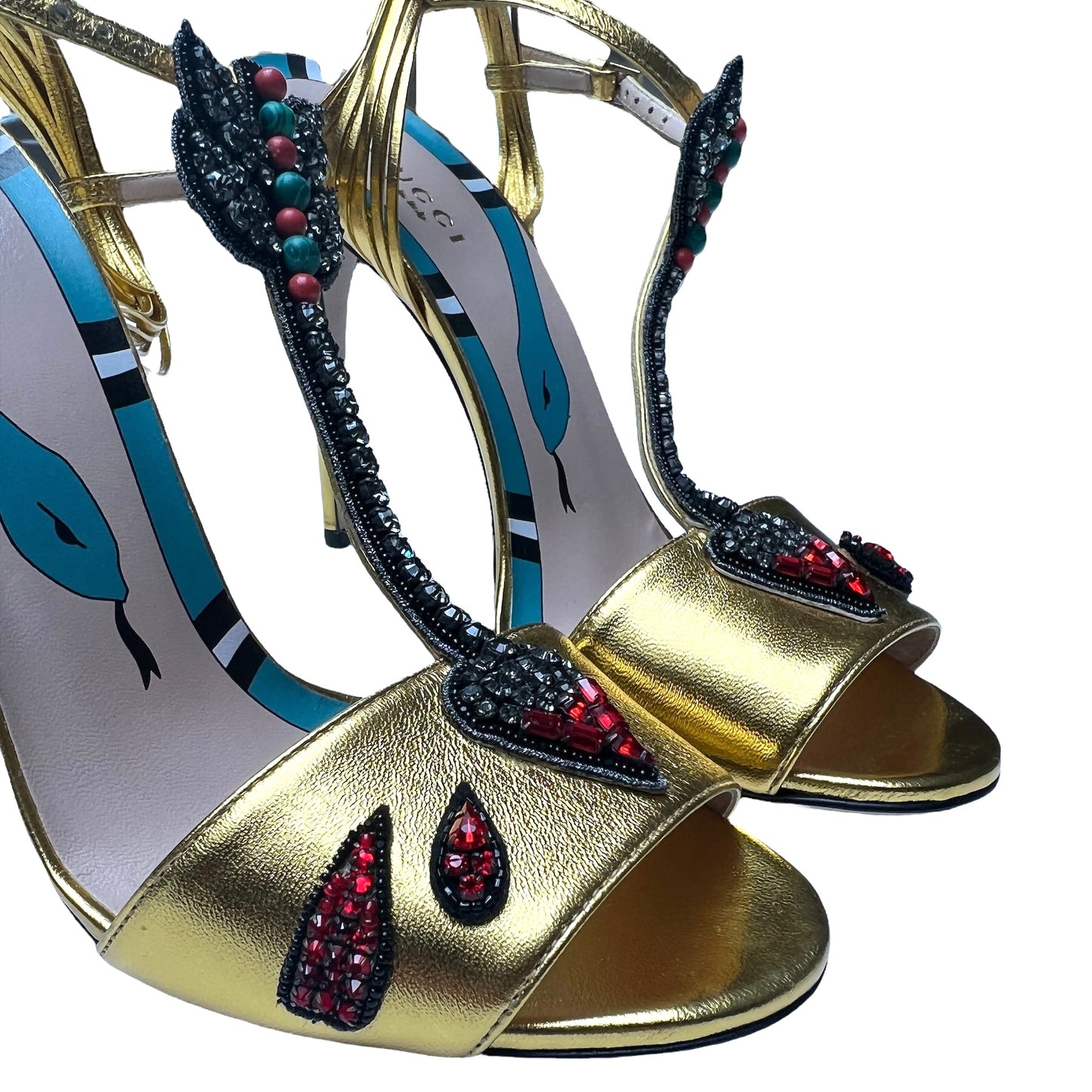 Golden Arrow High Heels - 8.5