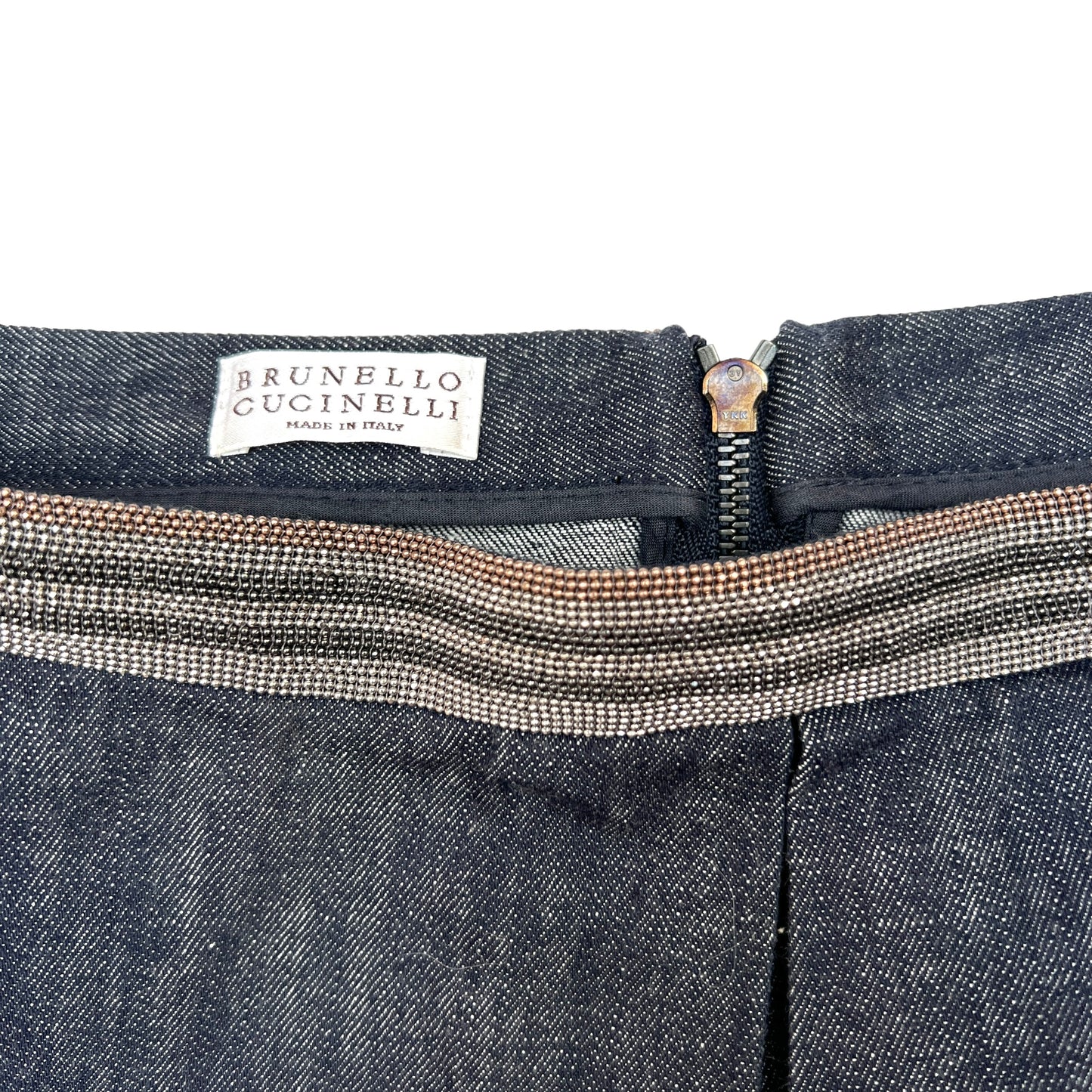 Denim Asymmetrical kirt - L