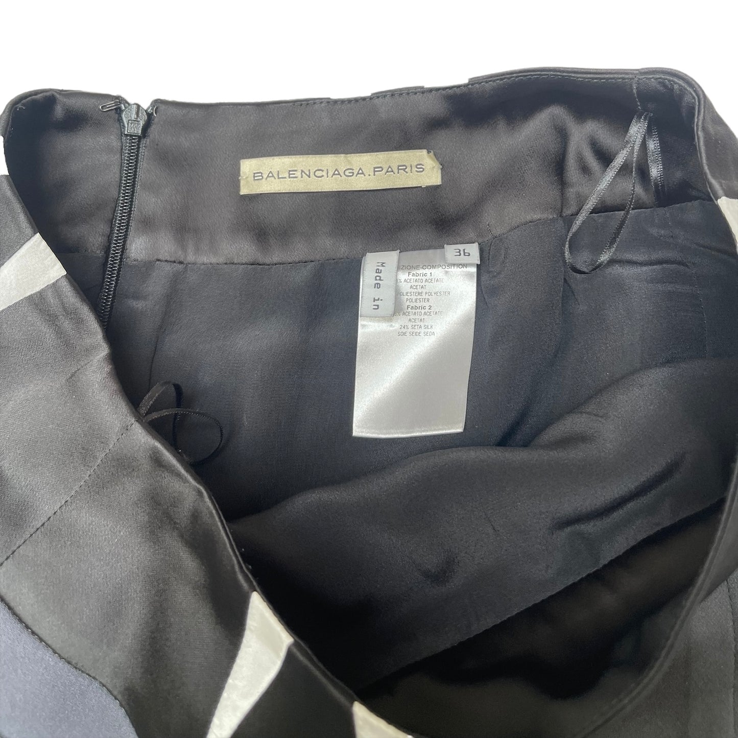 Black and Grey Skirt - S