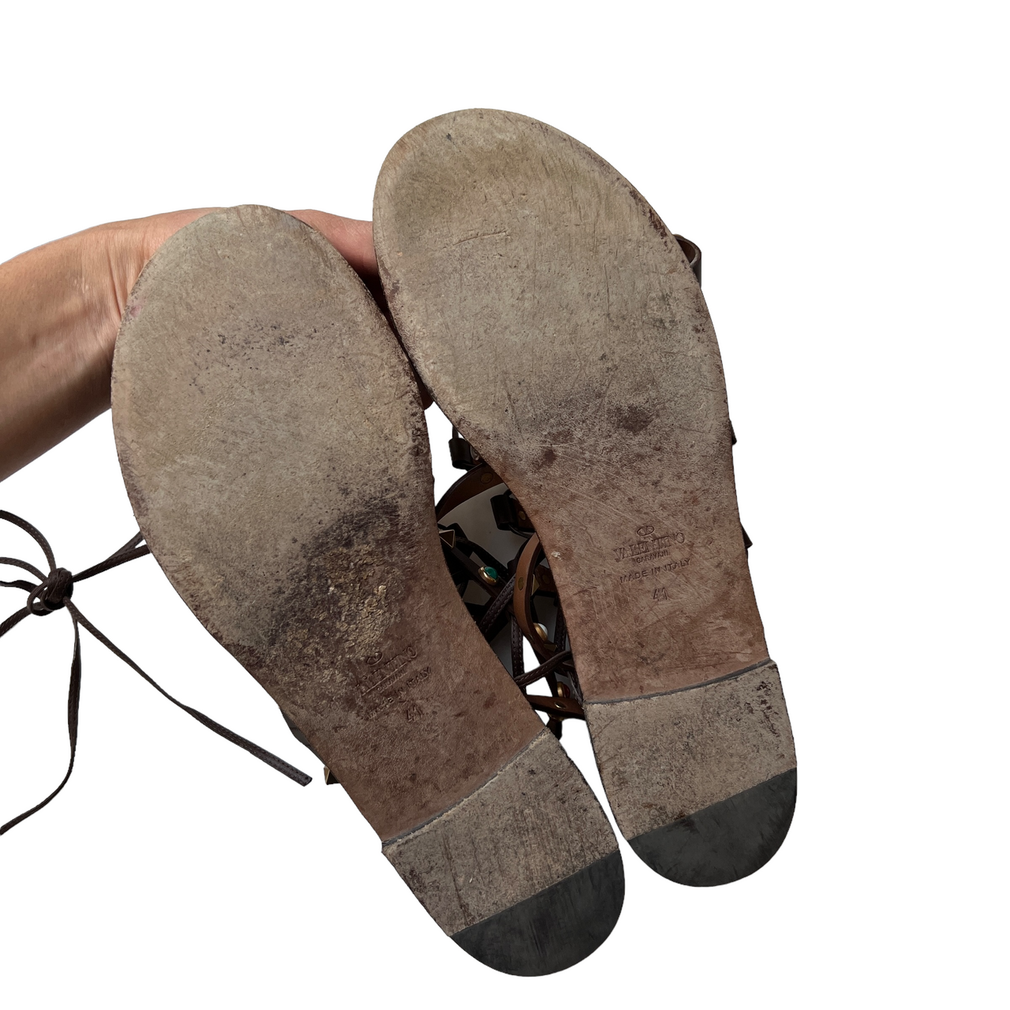 Brown Gladiator Sandals - 11