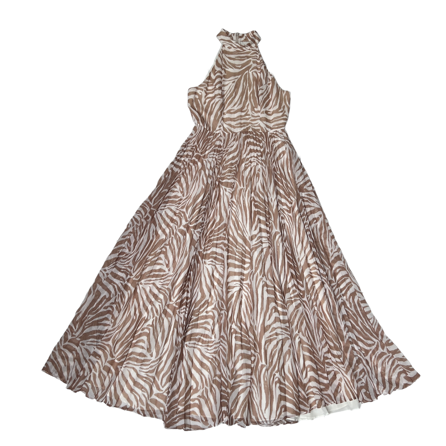 Zebra Print Long Dress - 1