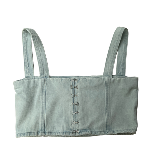 Denim Bralette - S