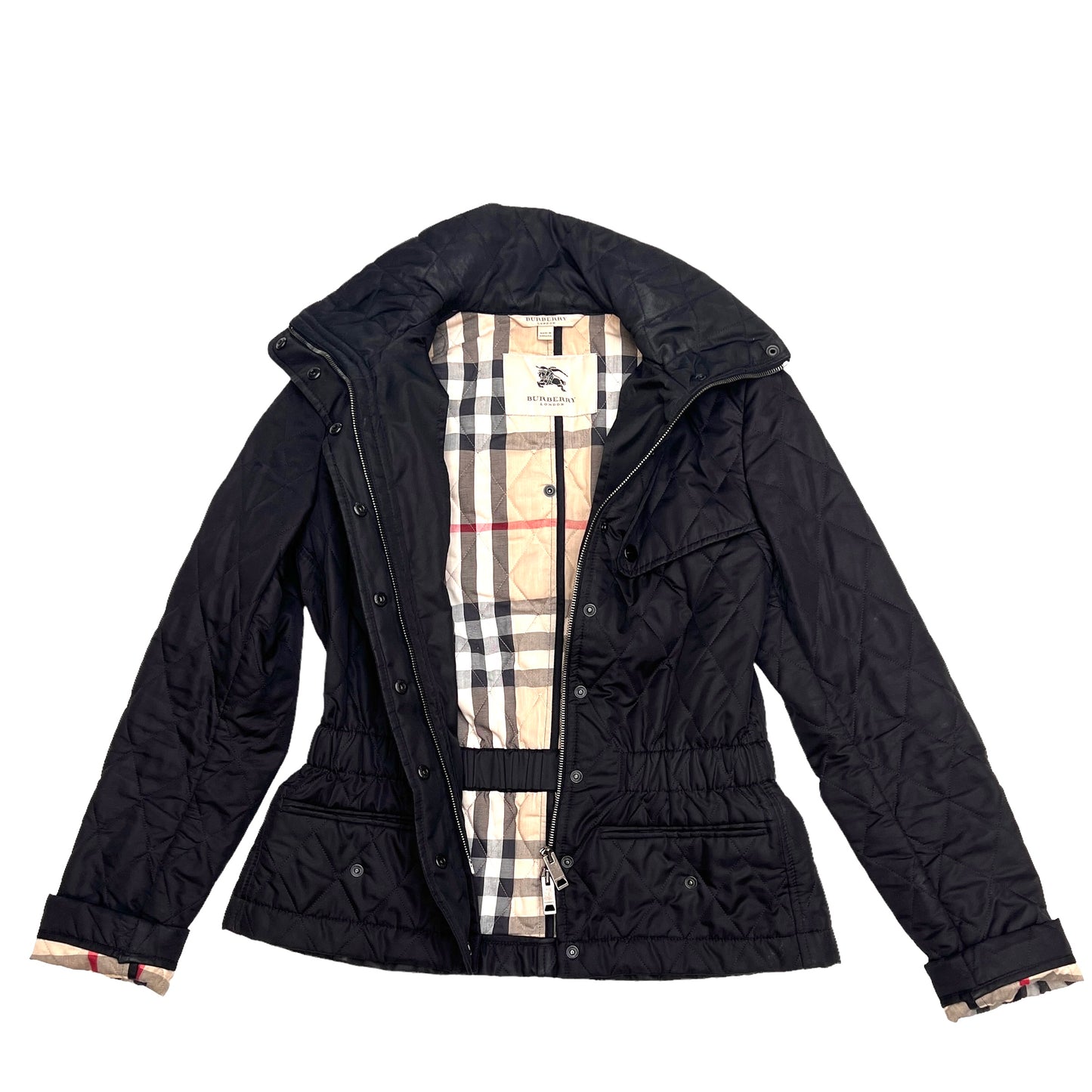 Burberry Light Black Coat - S