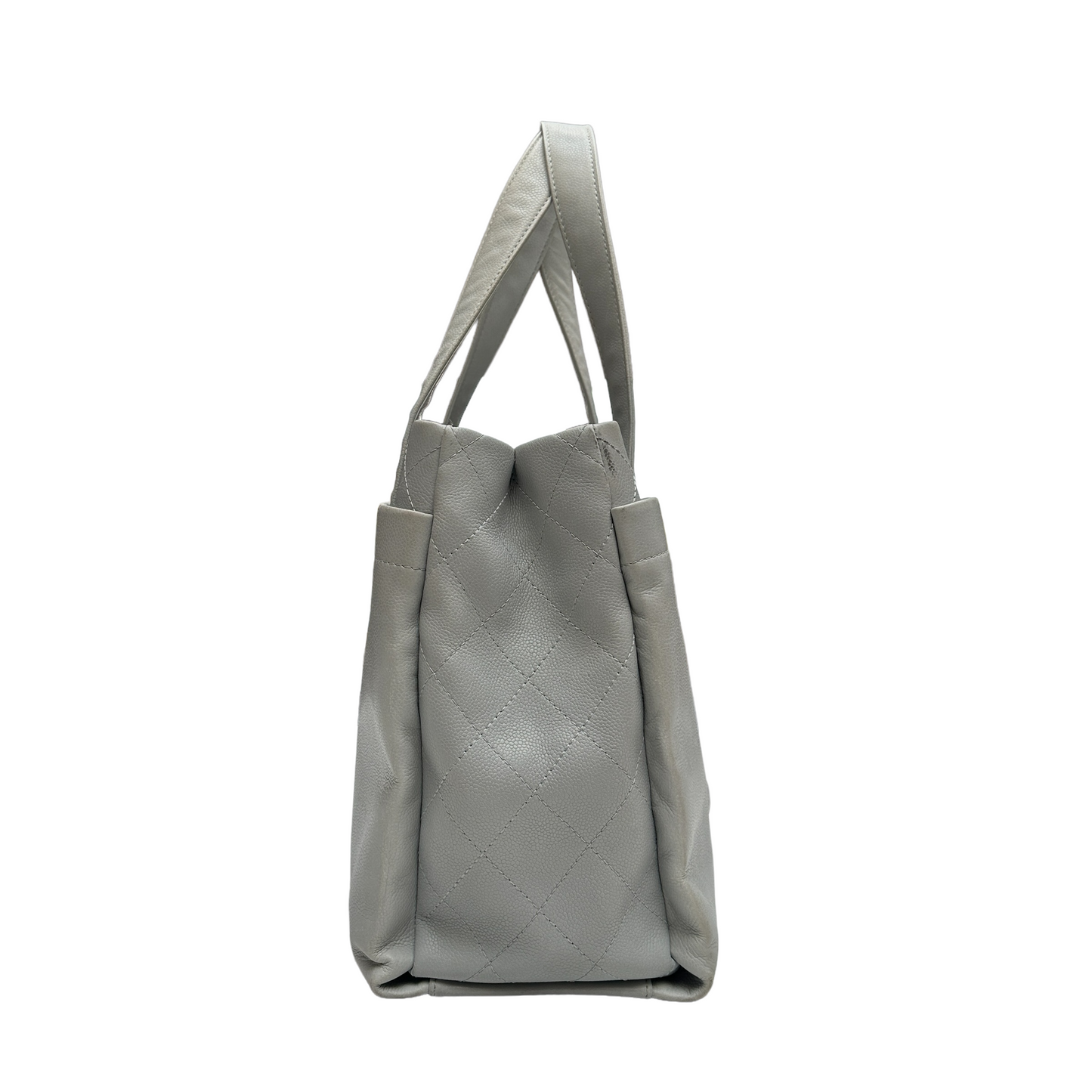 CC Grey Leather Tote