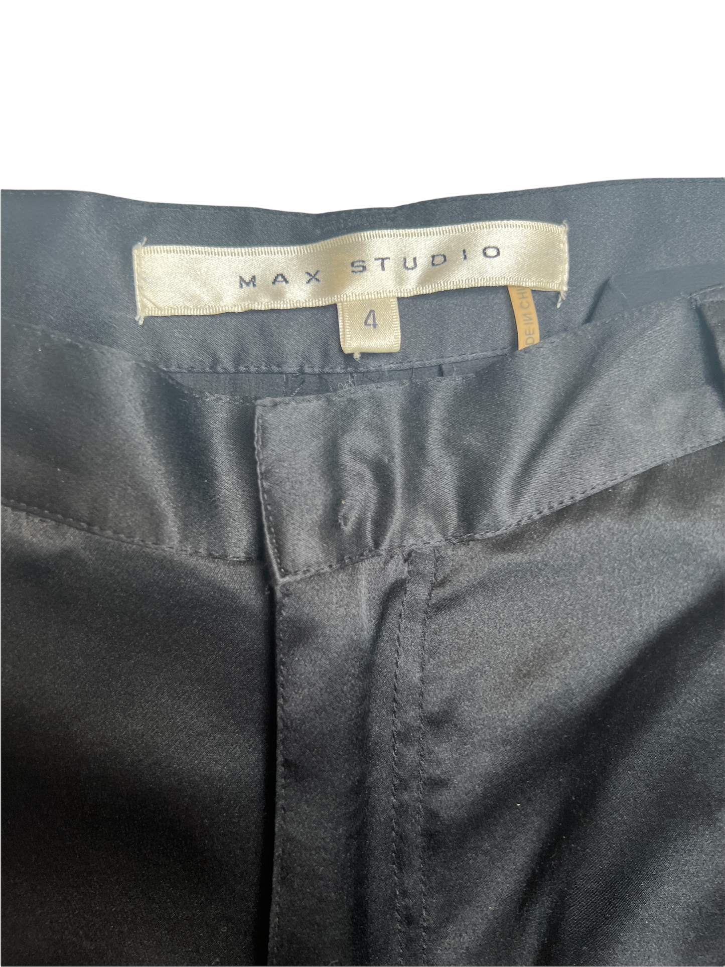 Silk Black Pants - 4