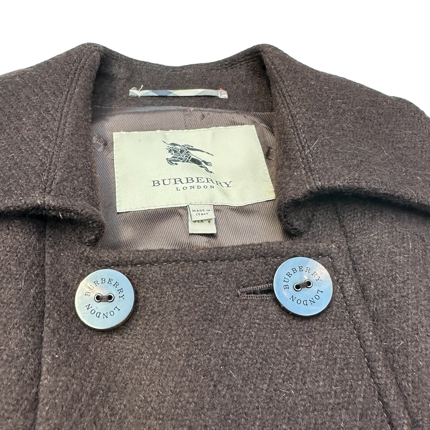 Brown Wool & Cashmere Jacket - M