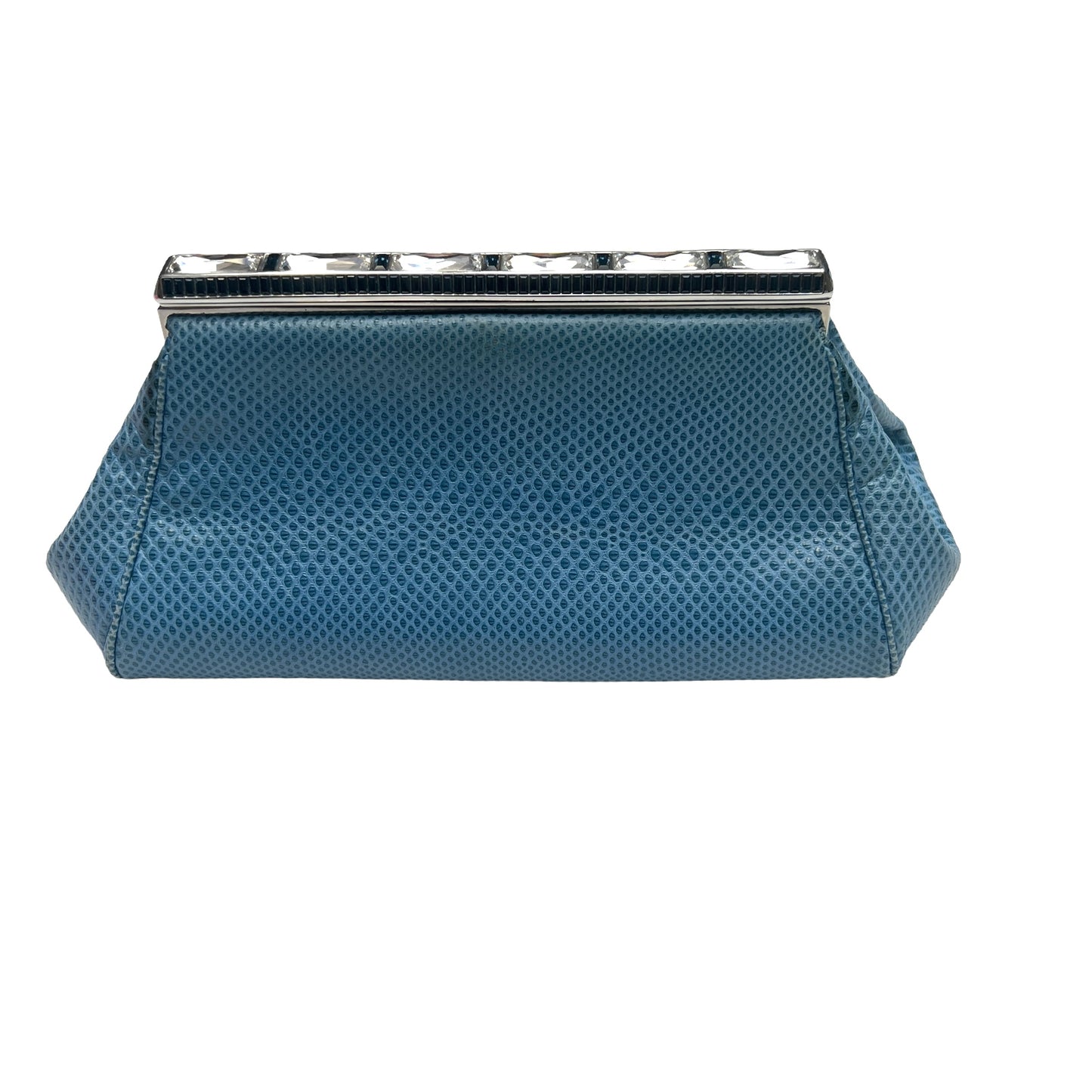 Blue Lezard Clutch w/Crystals