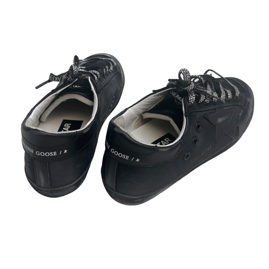 Black Sneakers with Crystals Laces - 9