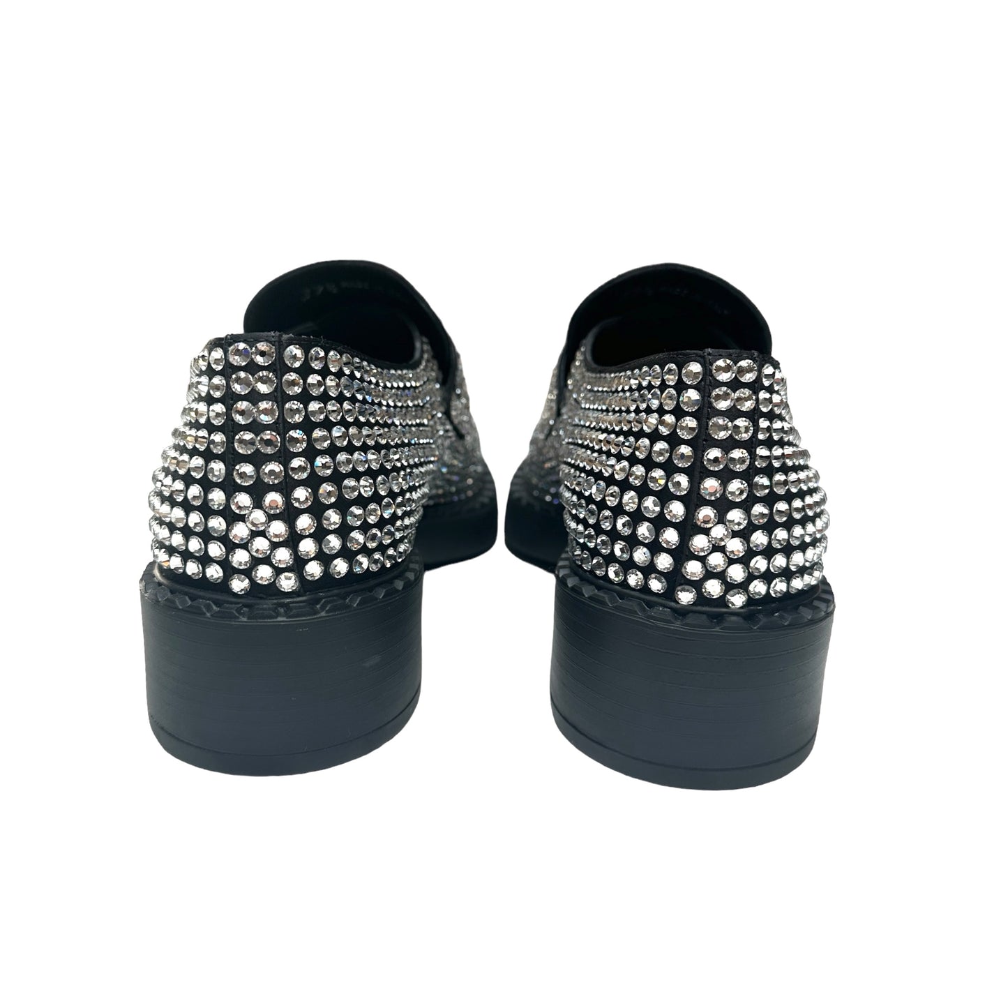 Crystal Embellished Loafers - 7.5