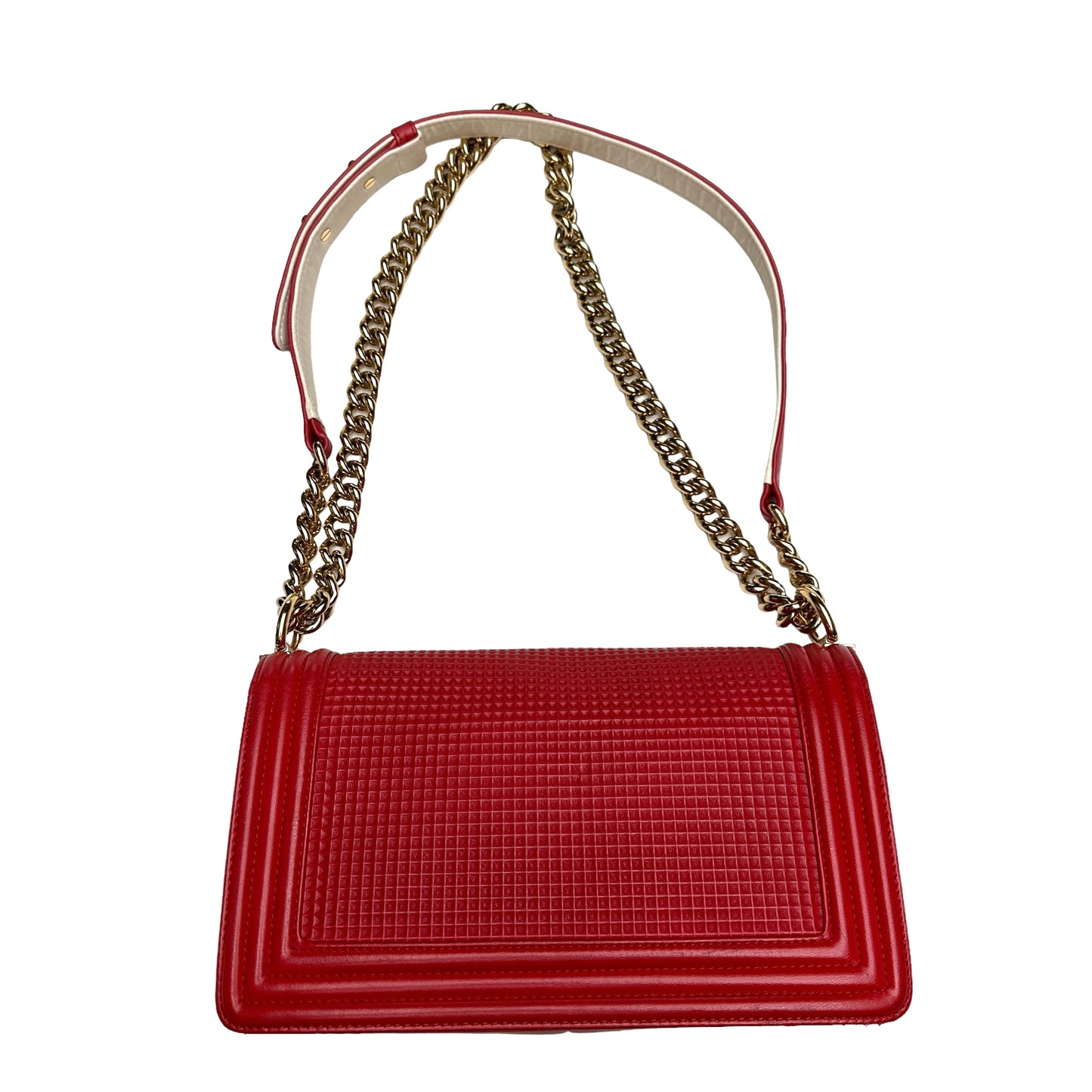 Red Waffle Boy Bag