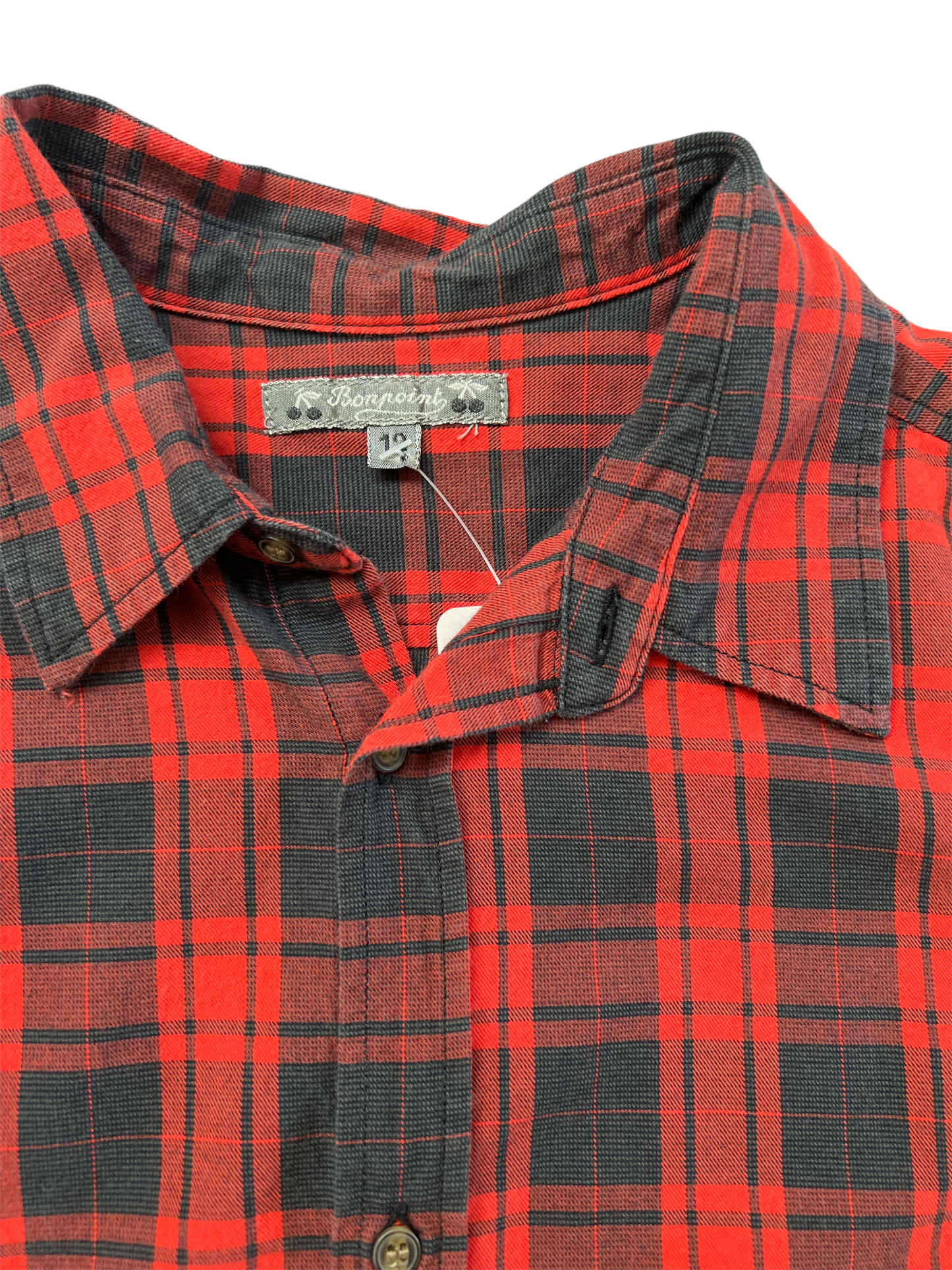 Boys Plaid Shirt - 12