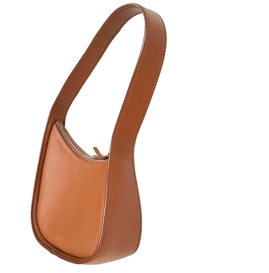 Brown Half Moon Bag