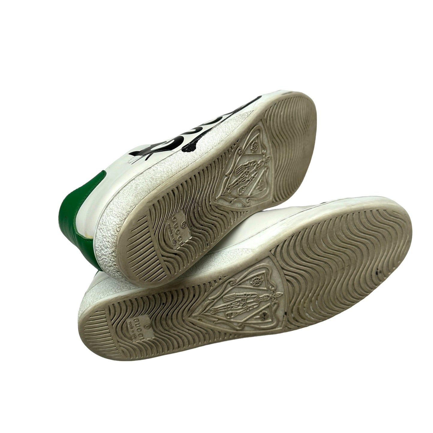 White Logo Sneakers - 7.5