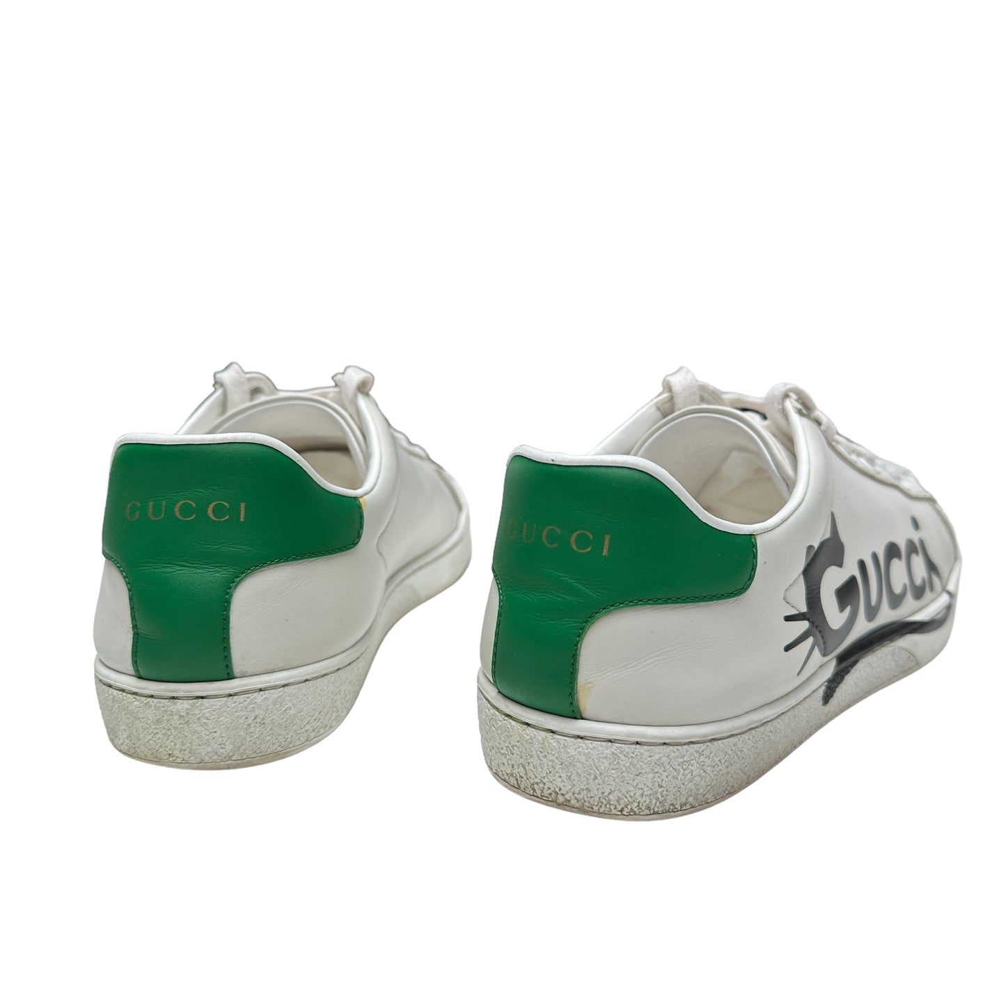 White Logo Sneakers - 7.5