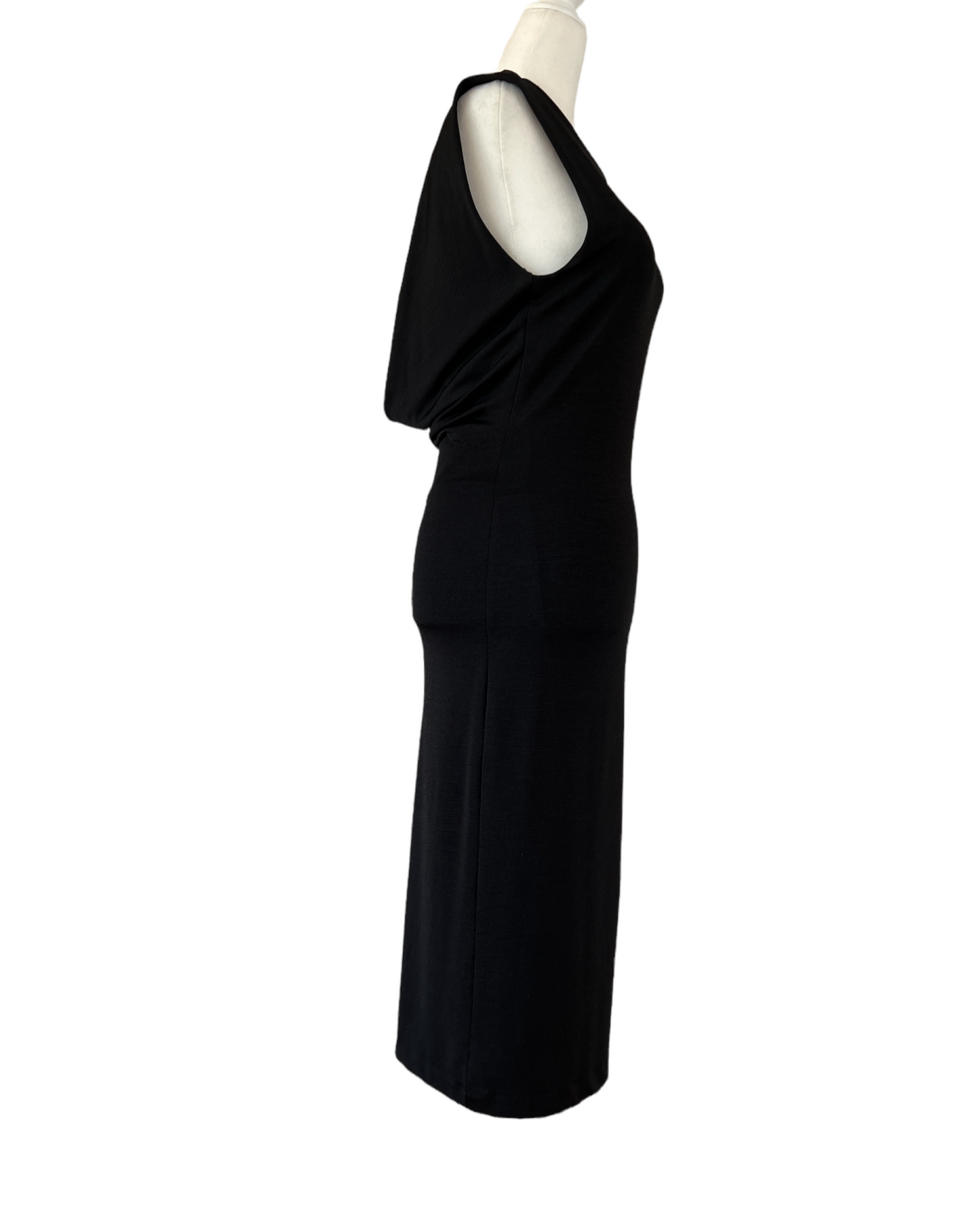 Black Backless Dress - S
