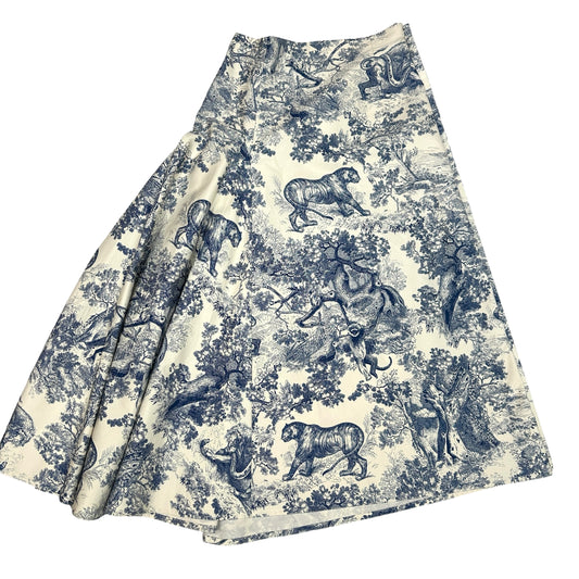 Toile De Jouy Printed Skirt - US 8