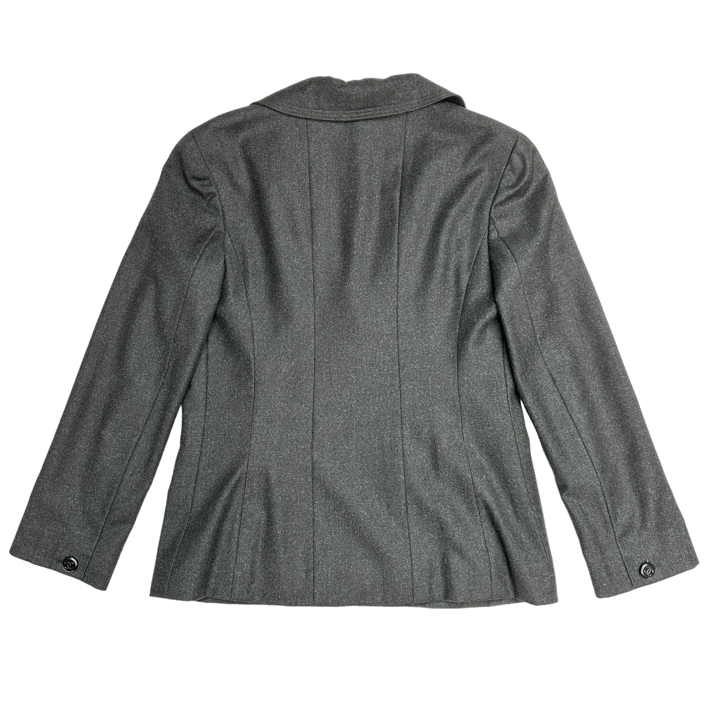 Grey Wool Blazer - M