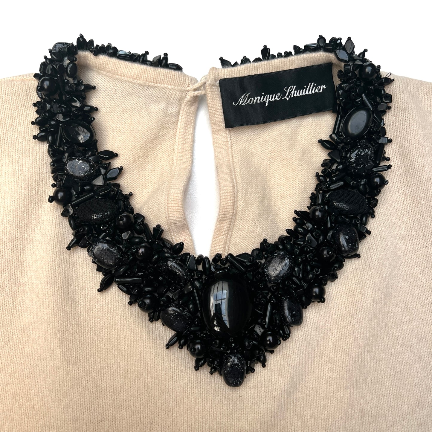 Beige Cashmere Top - M