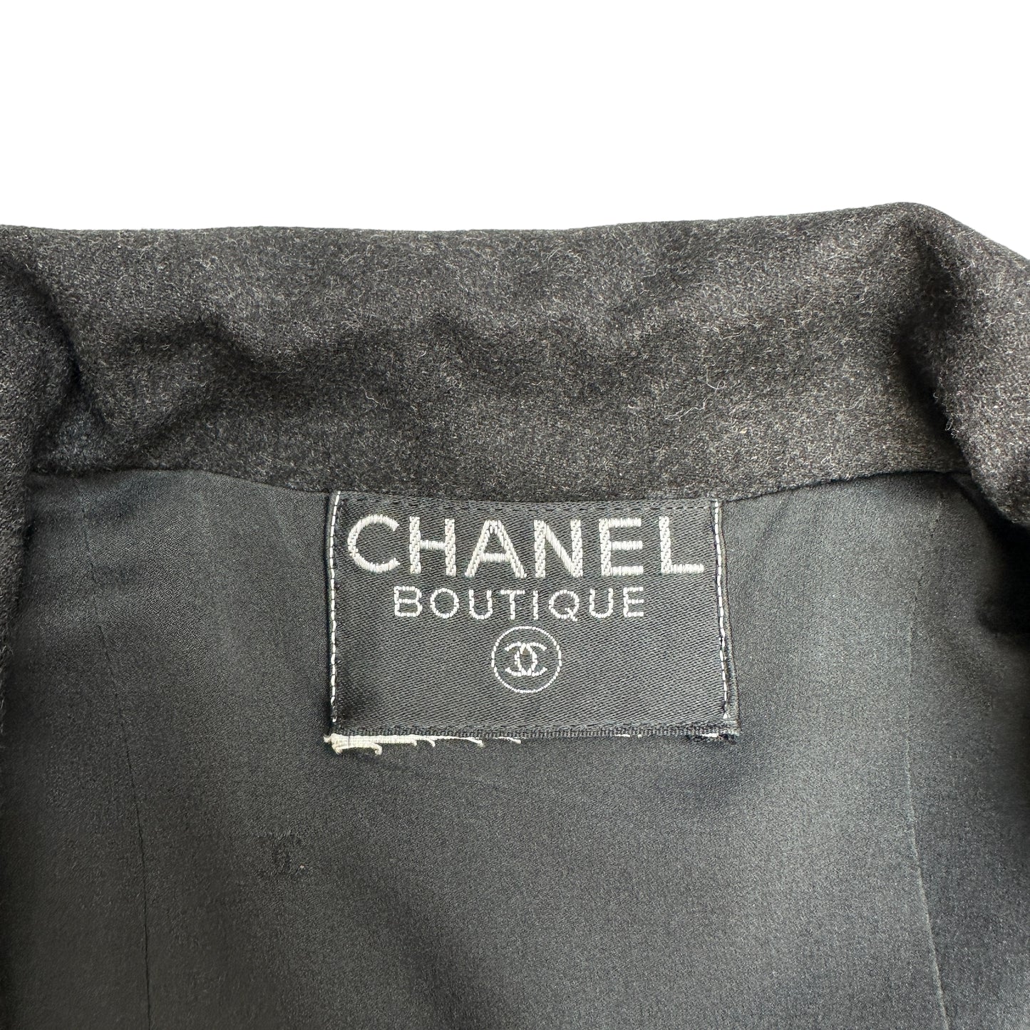 Grey Wool Blazer - M