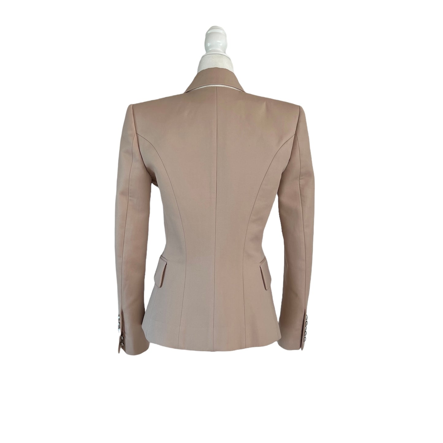 Cream Wool Blazer - S