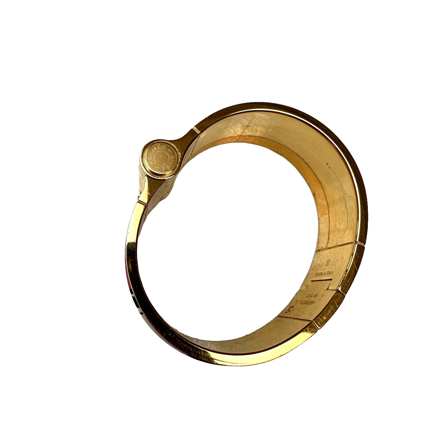 Enamel Hinged Bracelet