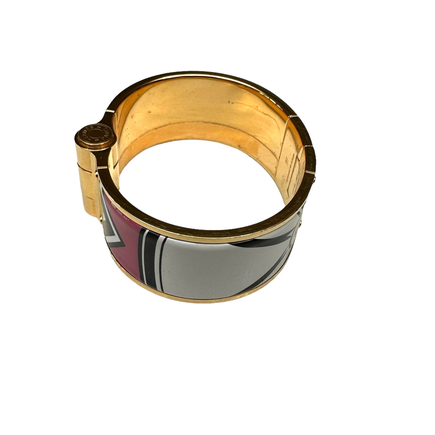 Enamel Hinged Bracelet