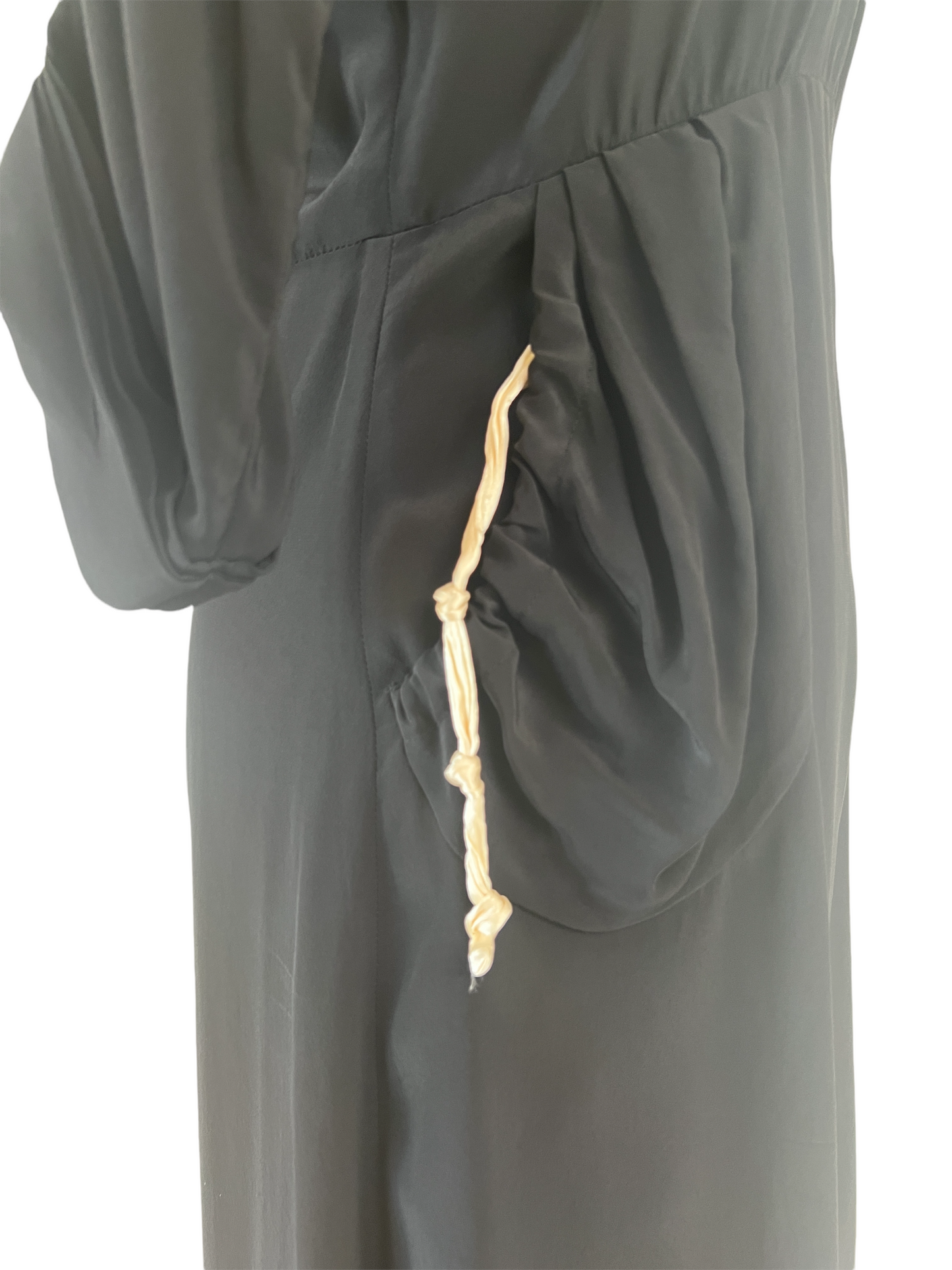 Black Silk Dress - S