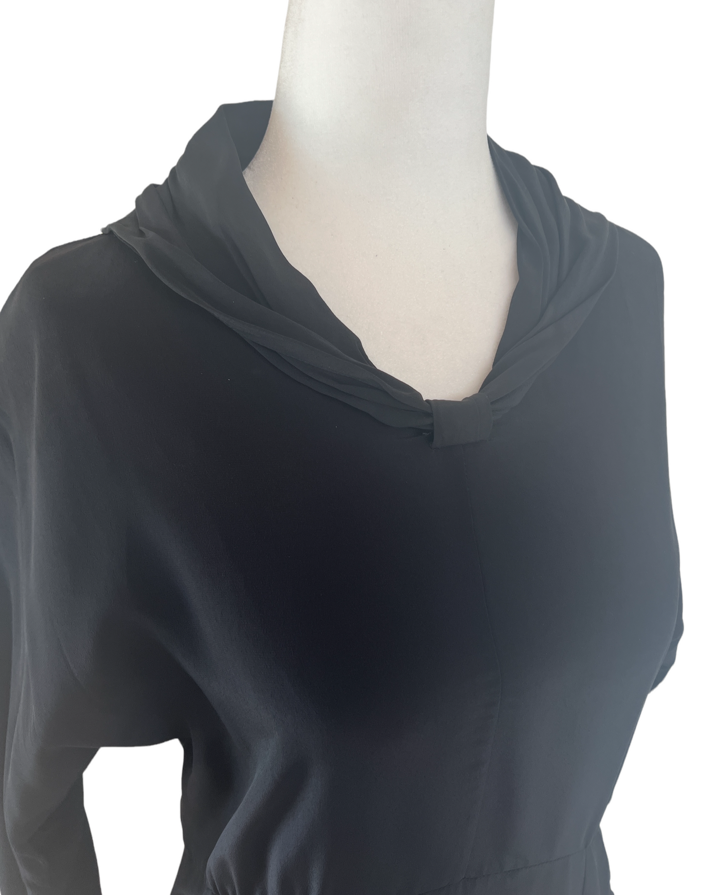 Black Silk Dress - S