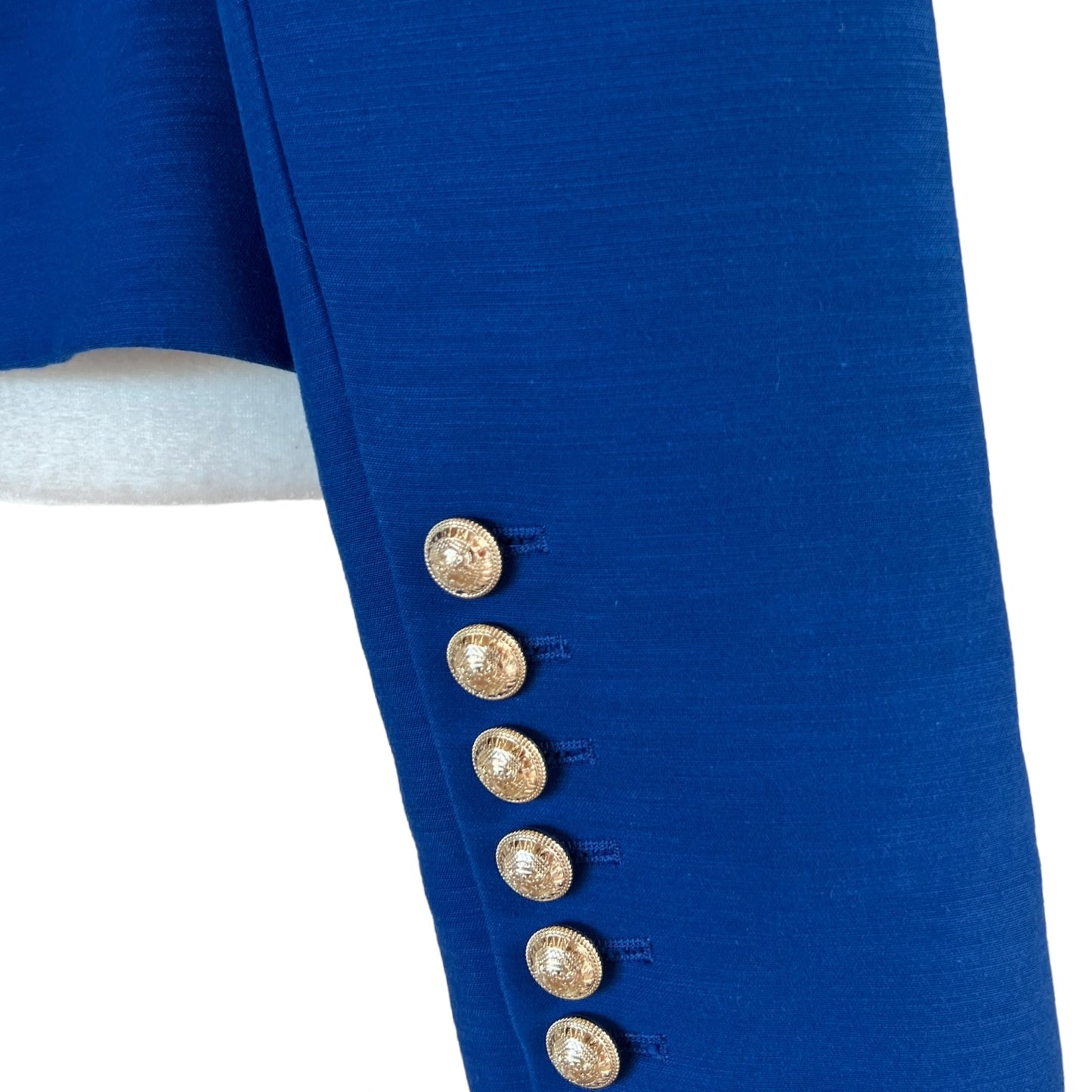 Blue Cotton Blazer - M