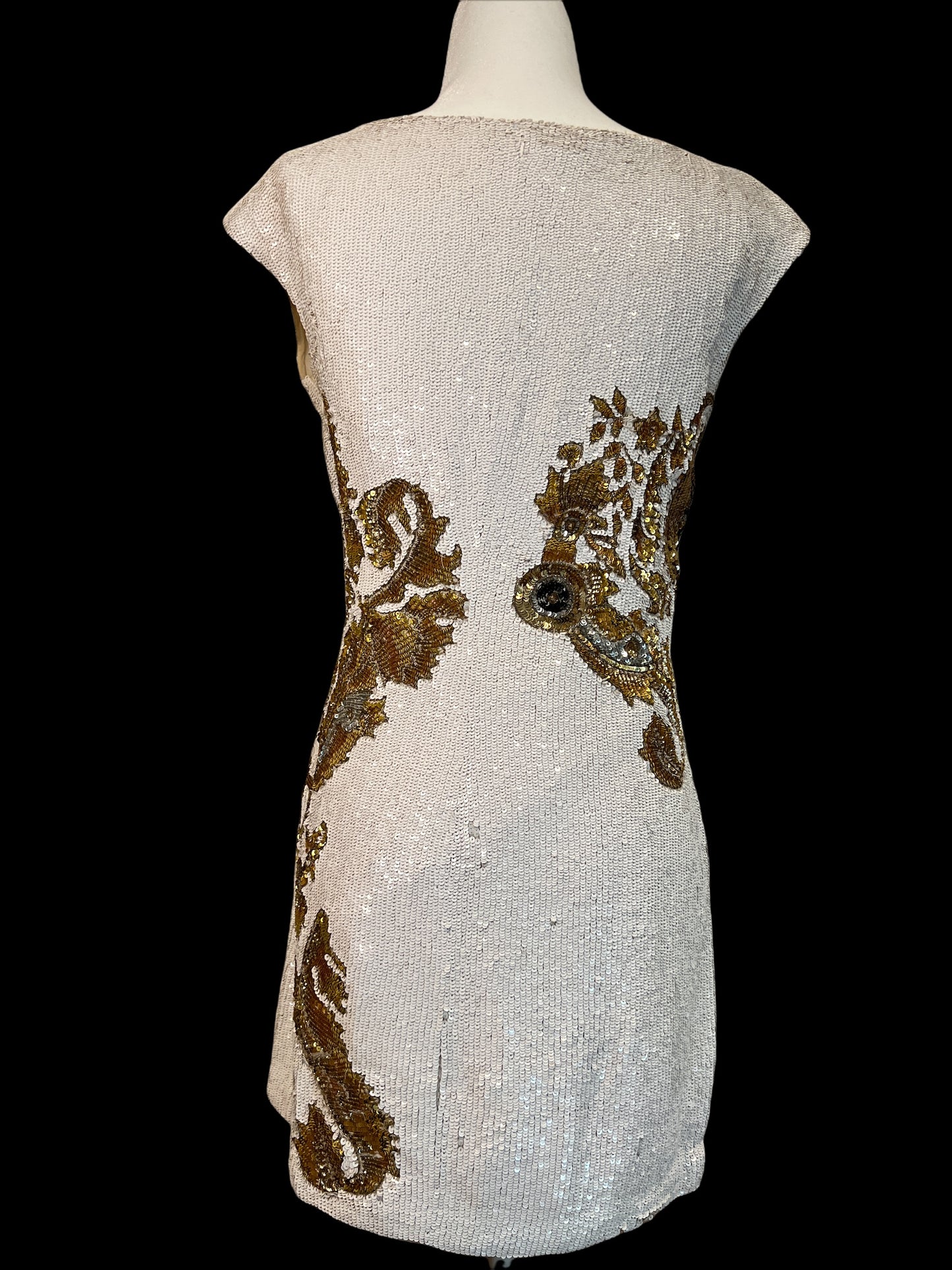 White Sequins Dress - XS/S