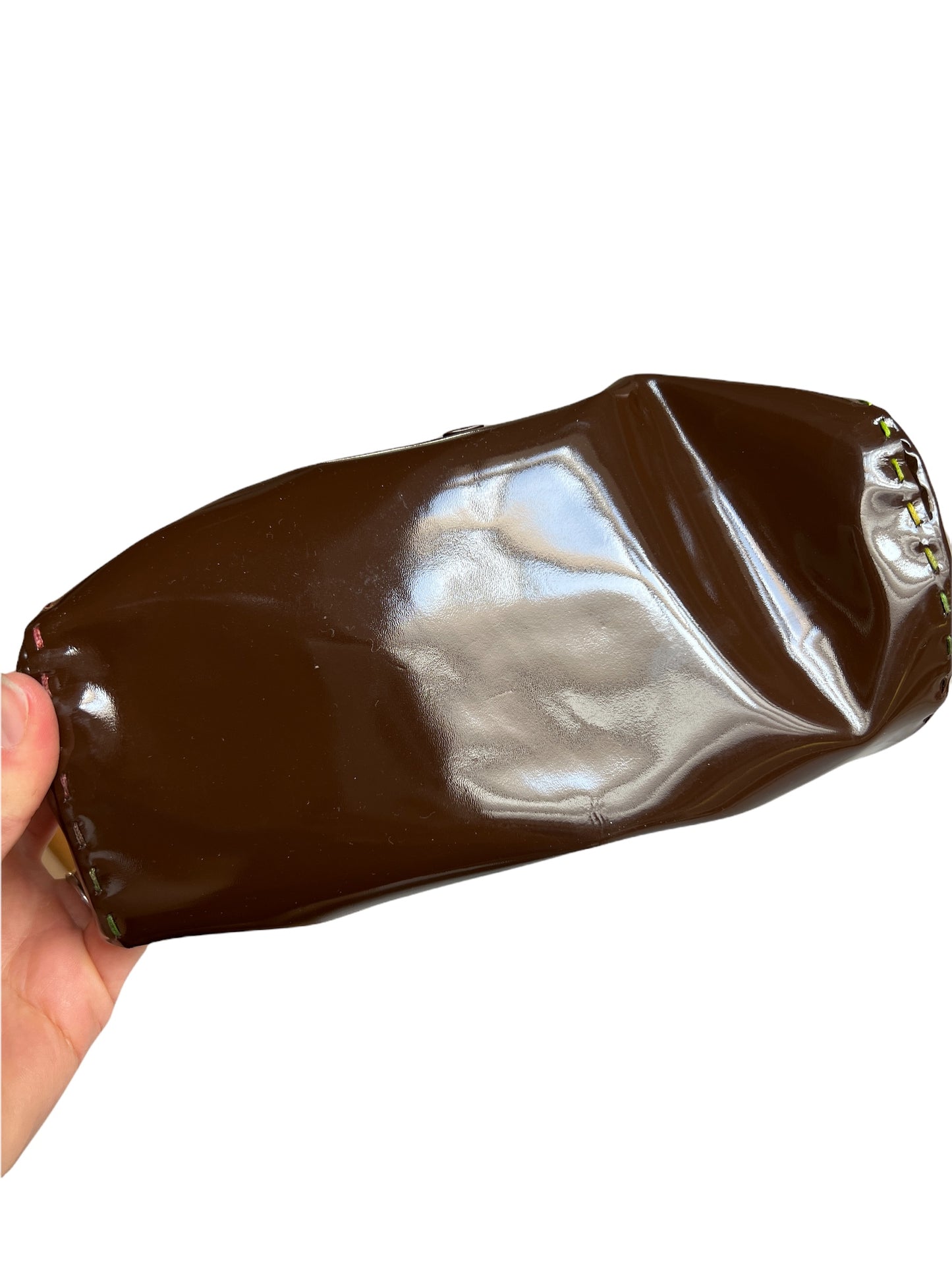 Vintage Mini Brown Patent Bag