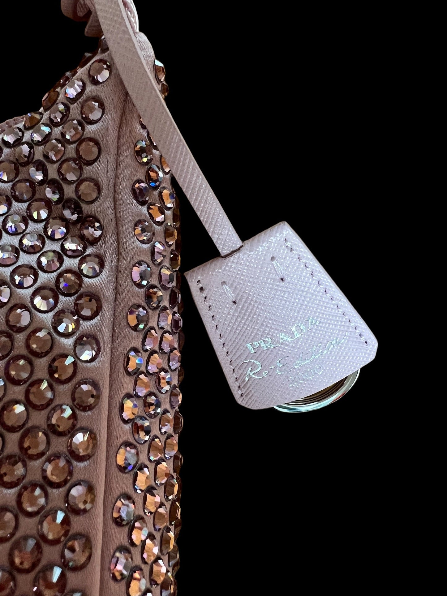 Nylon Reedition Pink Crystals