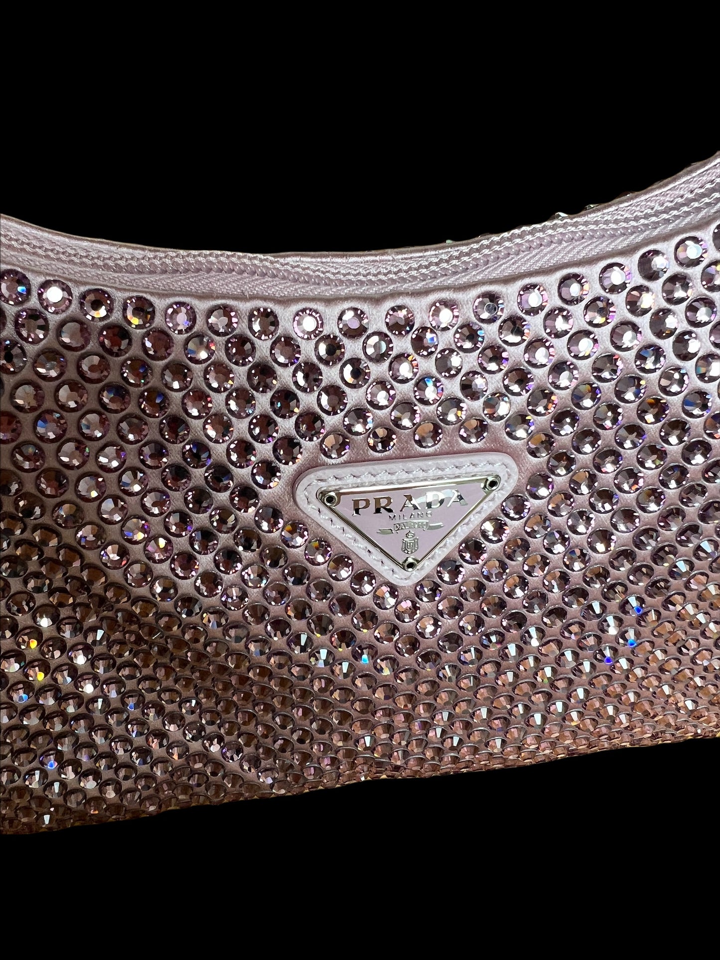 Nylon Reedition Pink Crystals