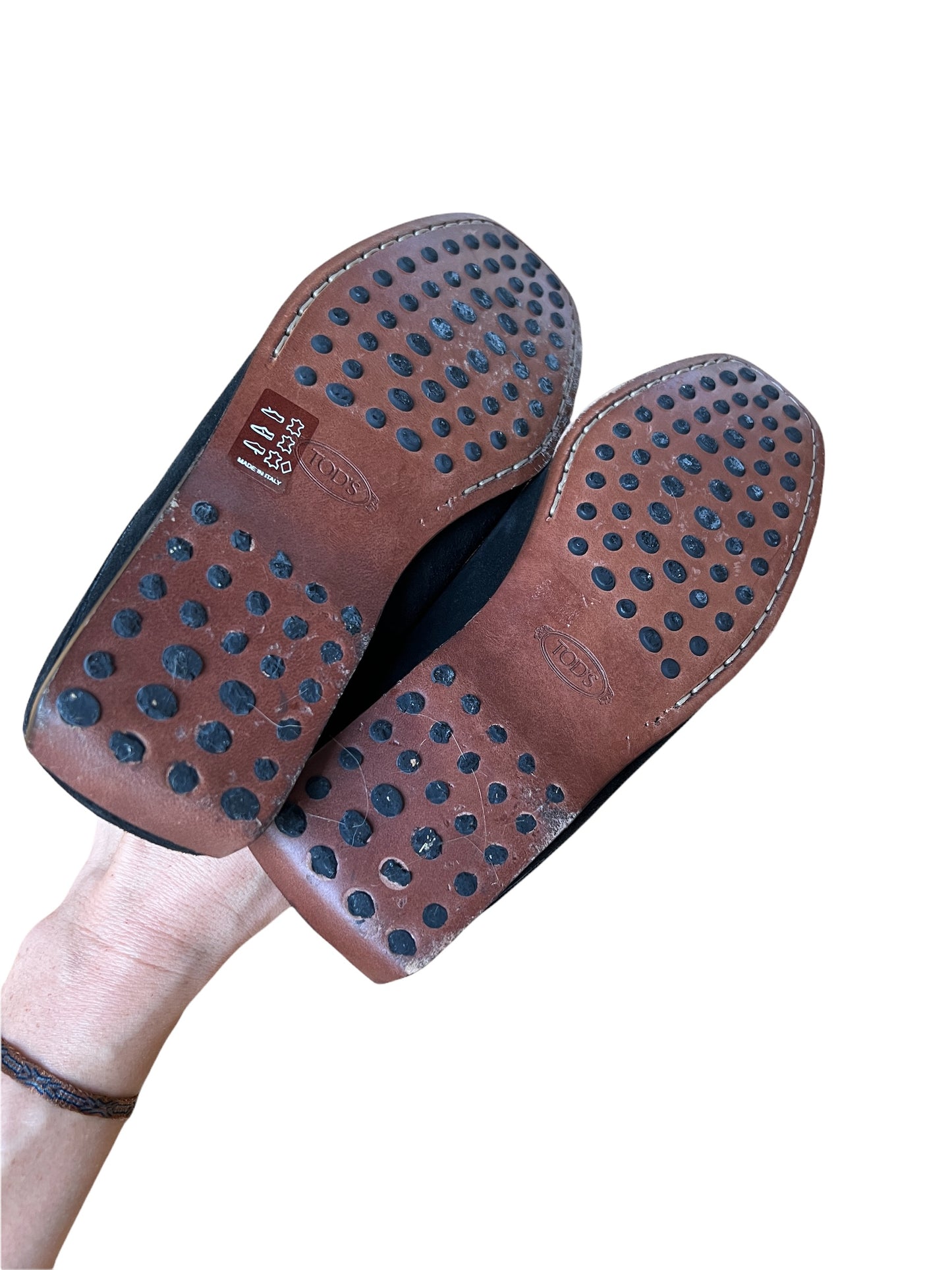 Black Suede Mules - 6