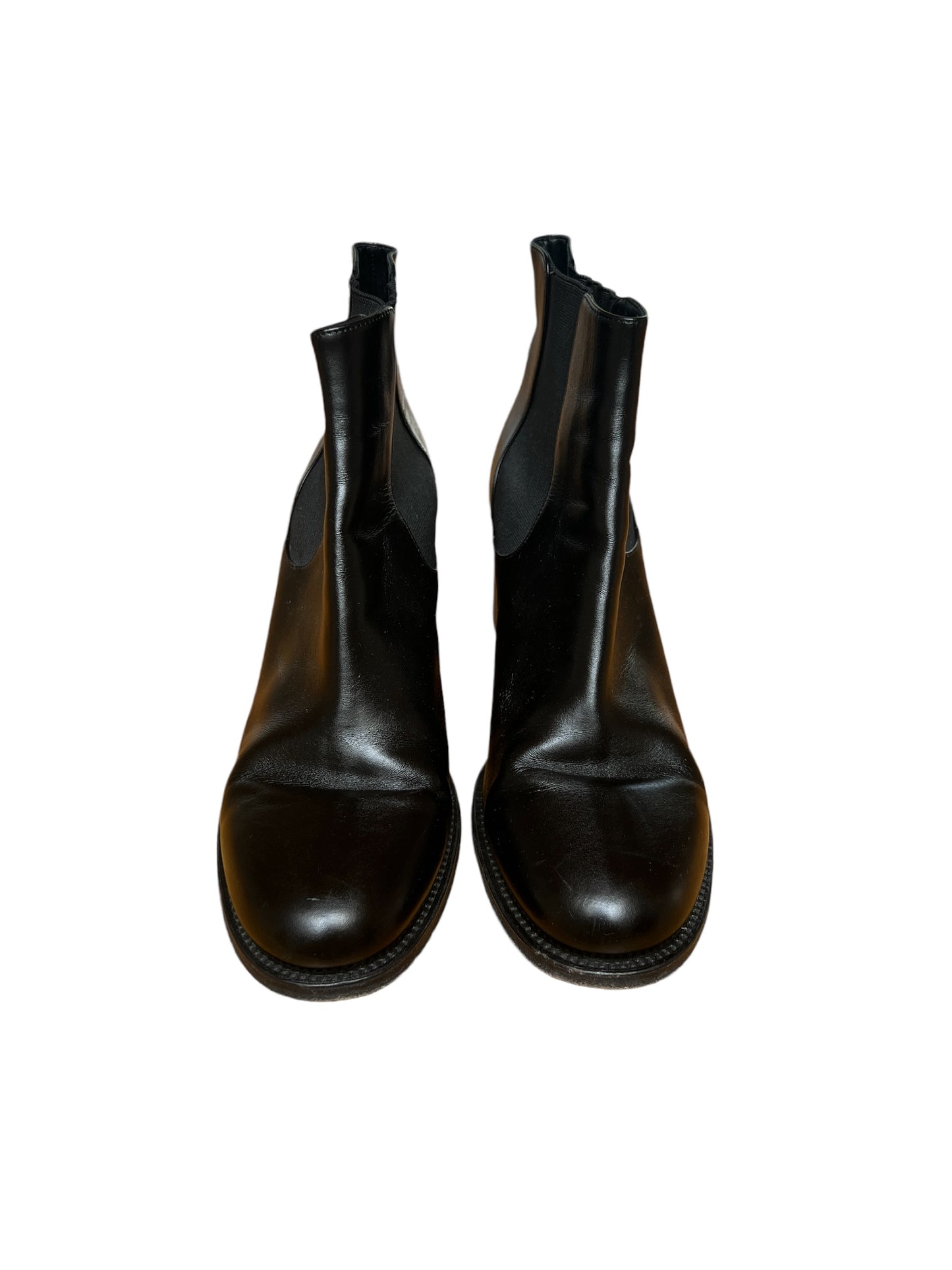 Black Leather Boots - 10.5