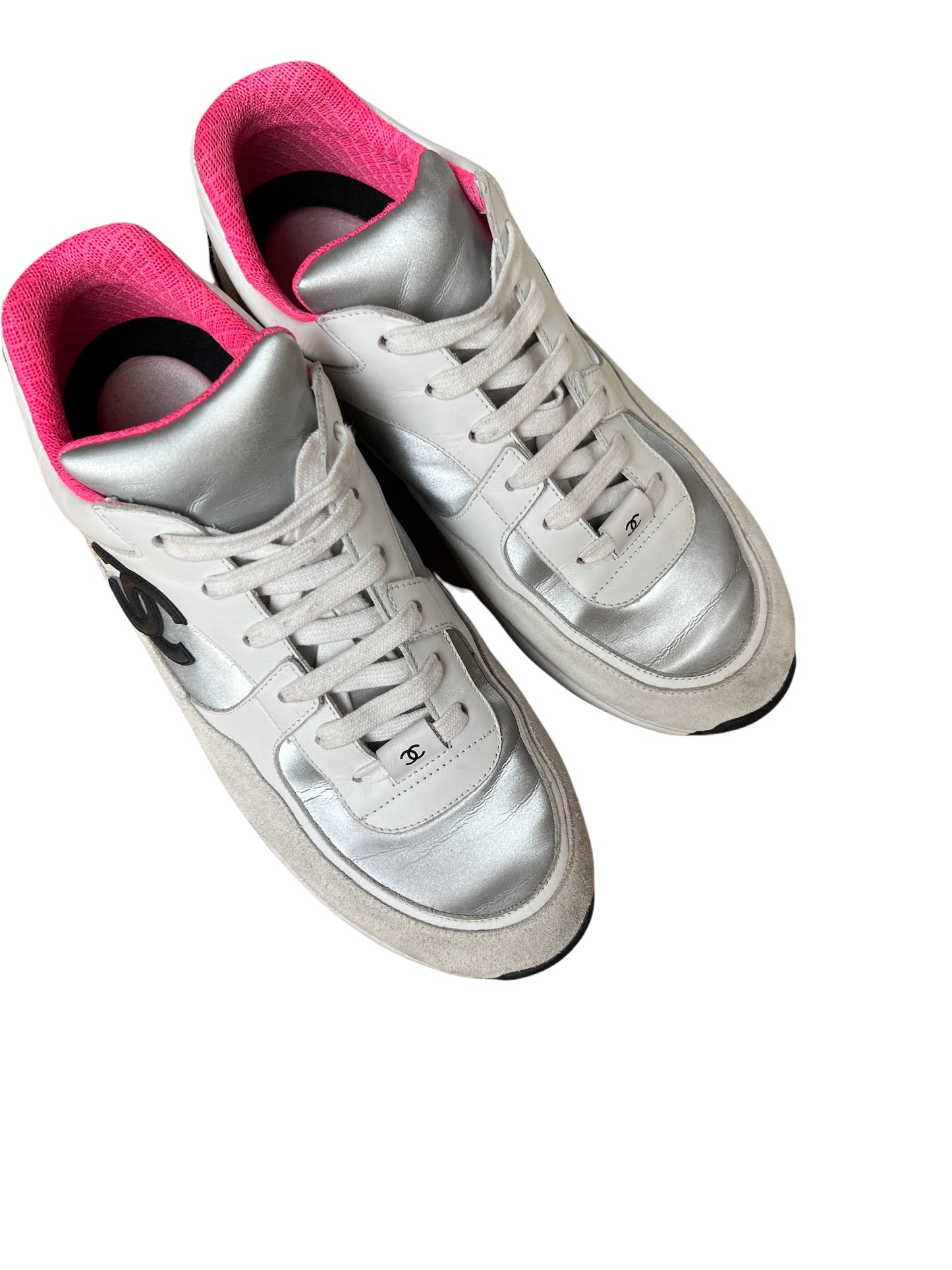 Interlocking CC Logo Sneakers - 10.5