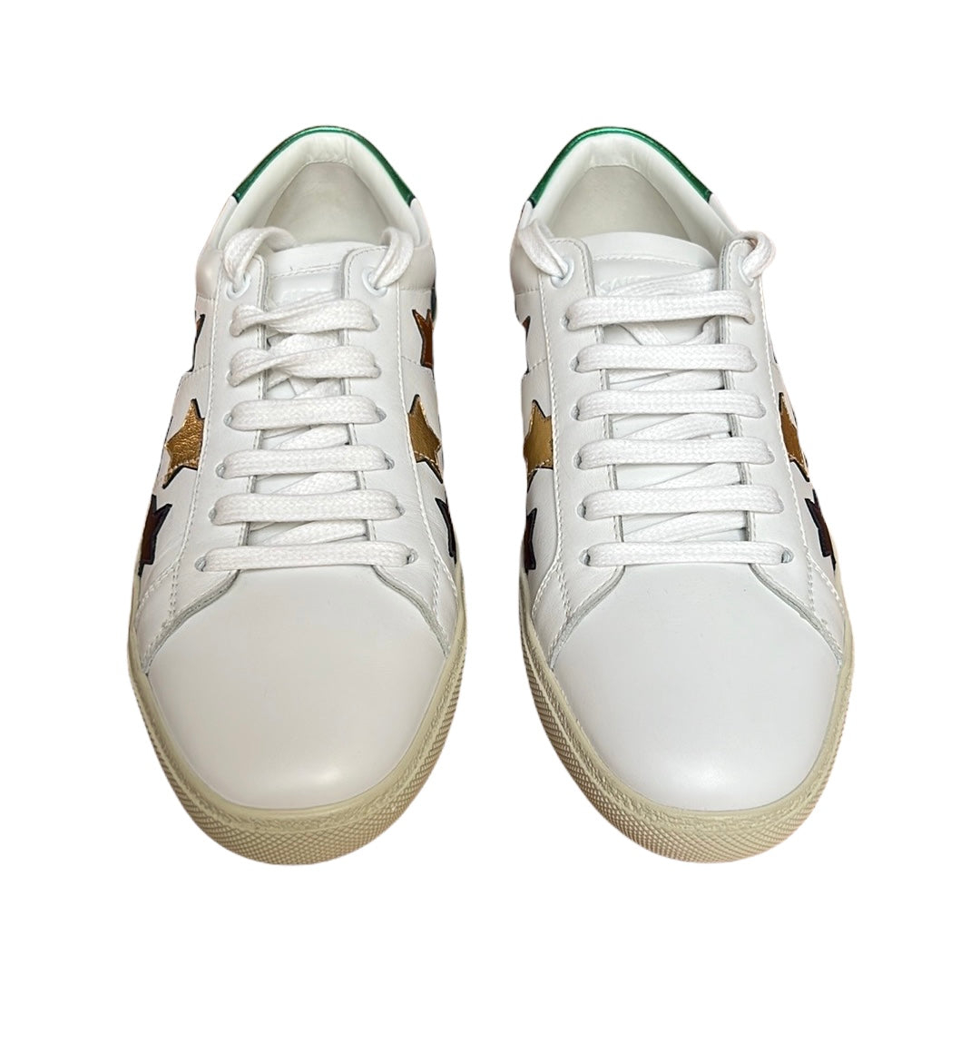 White & Multicolor Sneakers - 7.5