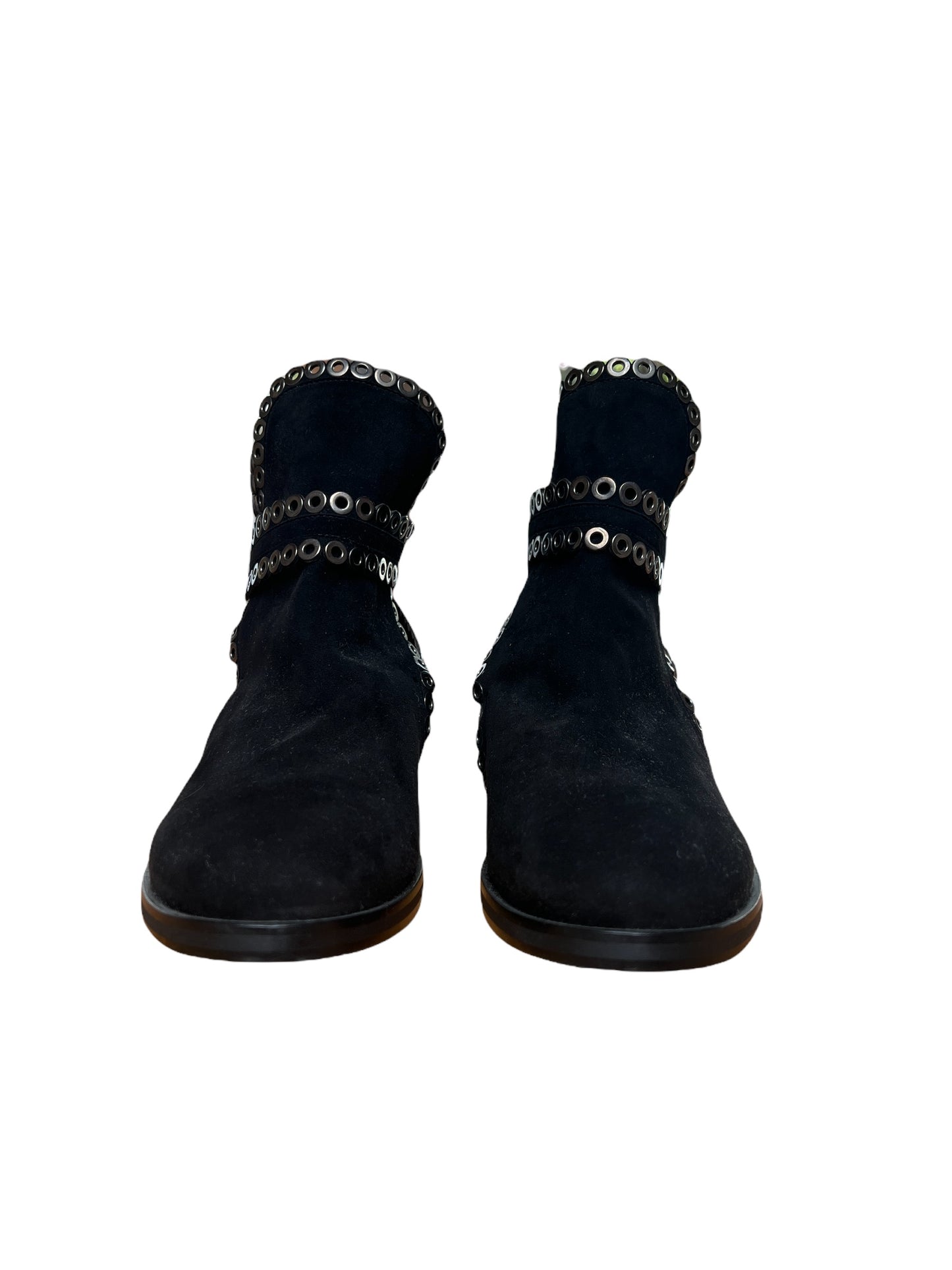 Eyelet Low Boots - 10