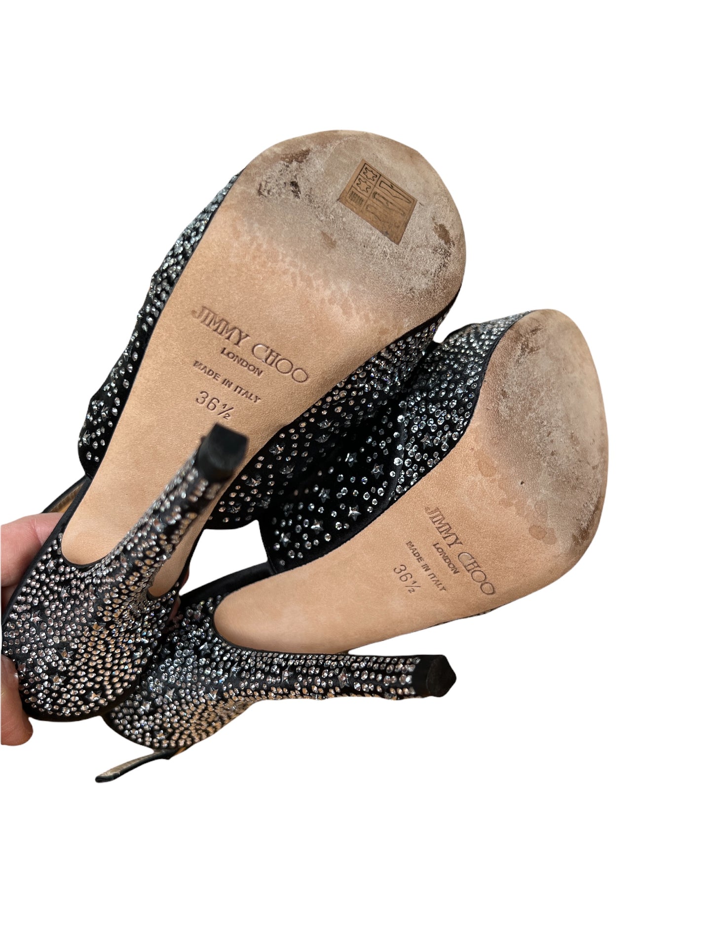 Crystal Embellishment Heels - 6.5