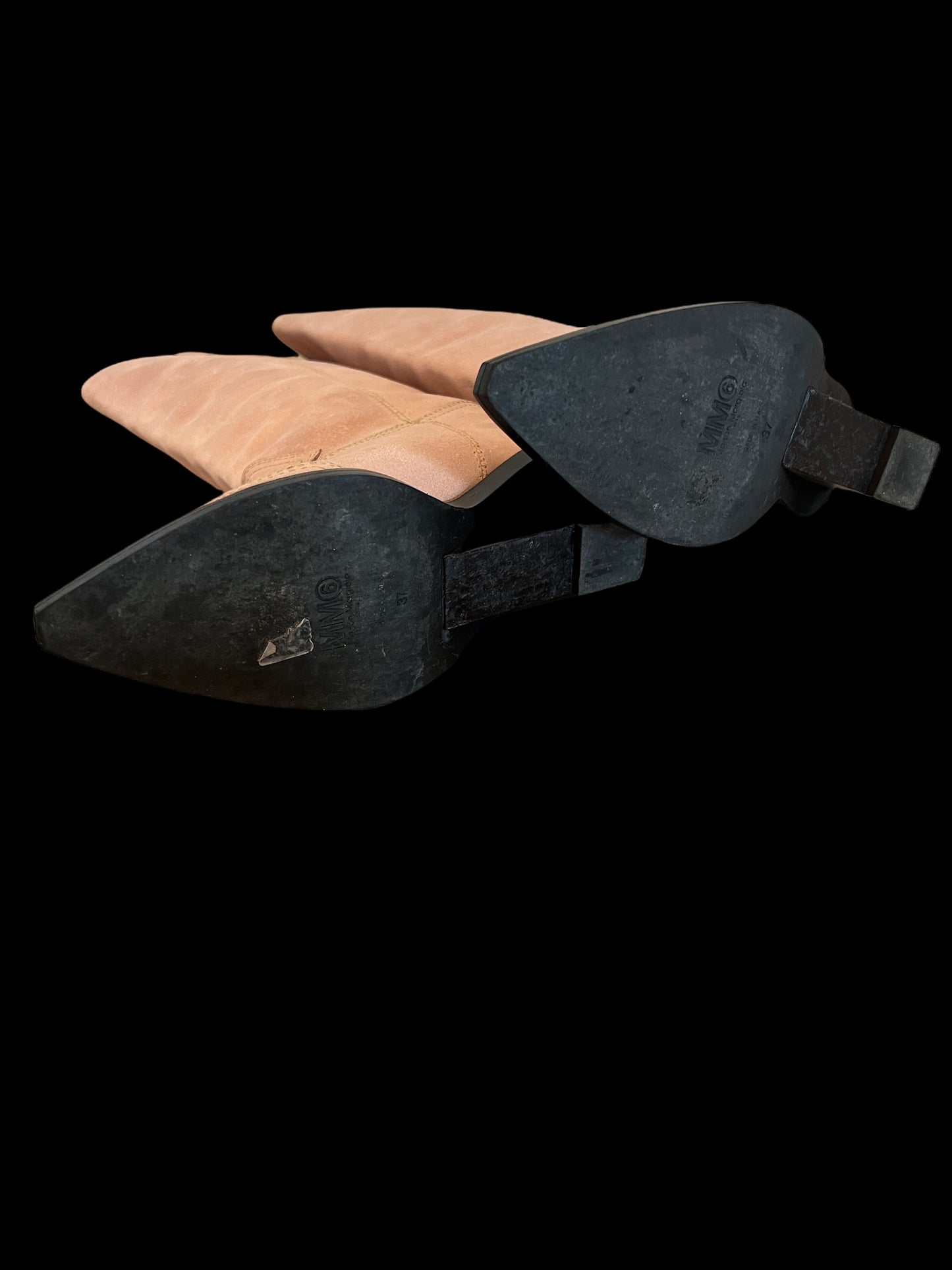 Leather Cowboy Boots - 7