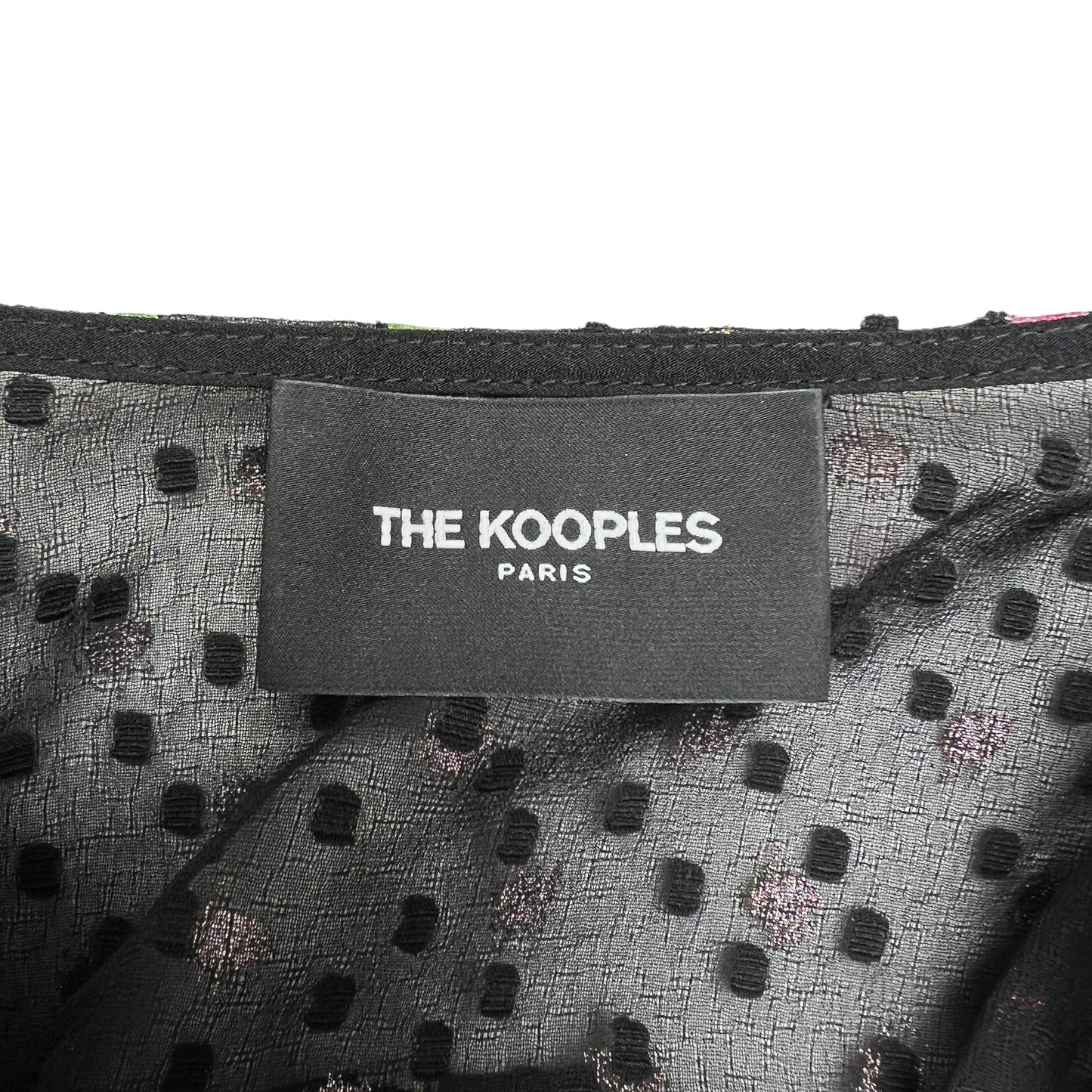 Black & Metallic Dress - S