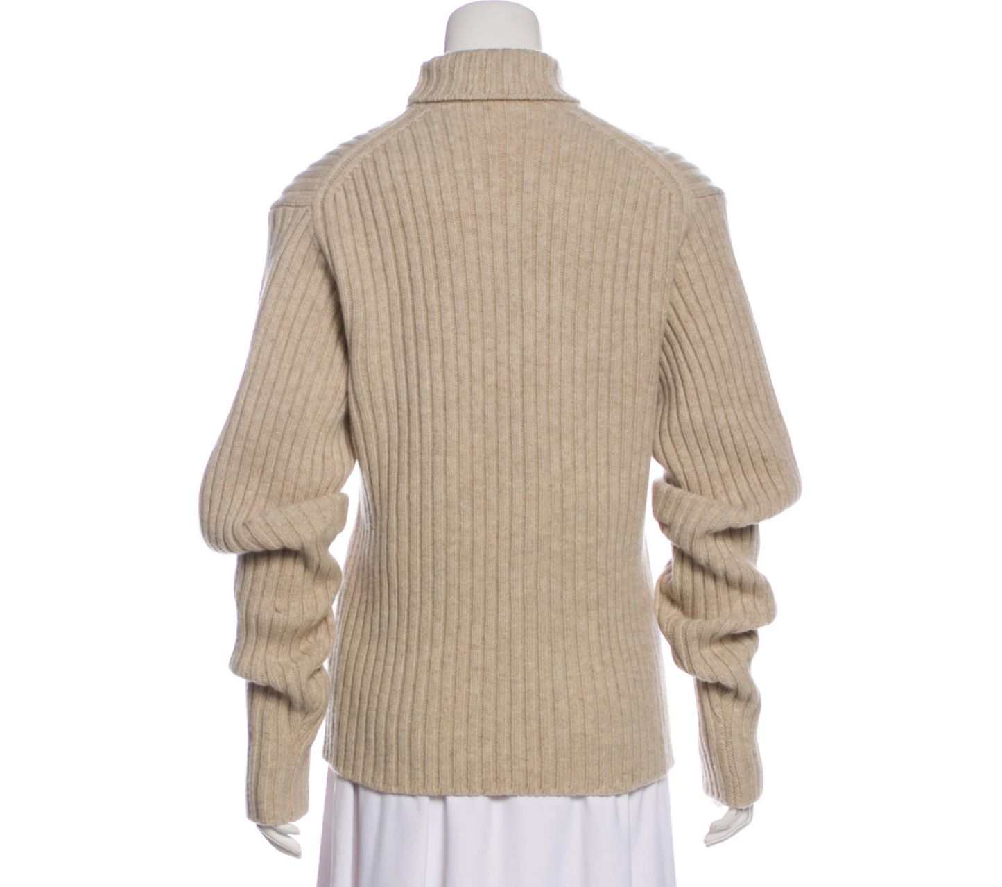 Beige Wool Sweater - XS