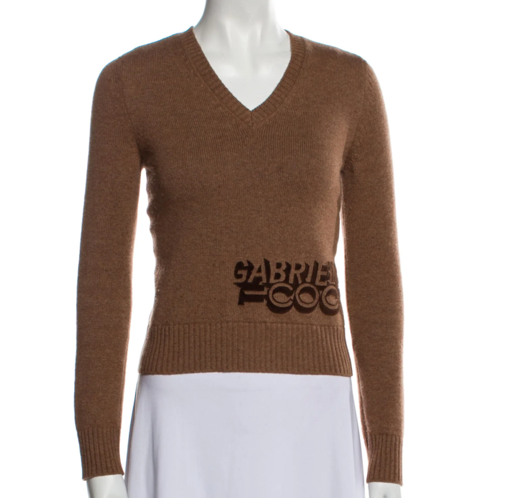 Brown Cashmere Pullover - XS