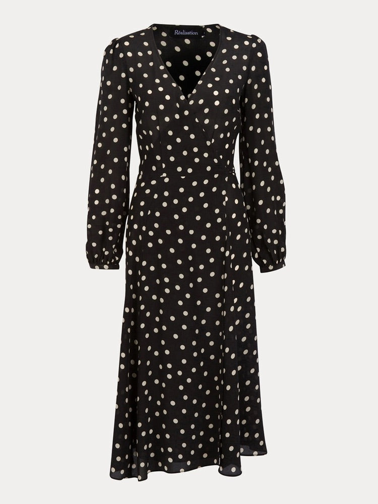 The Violette Black White Dress - XXS