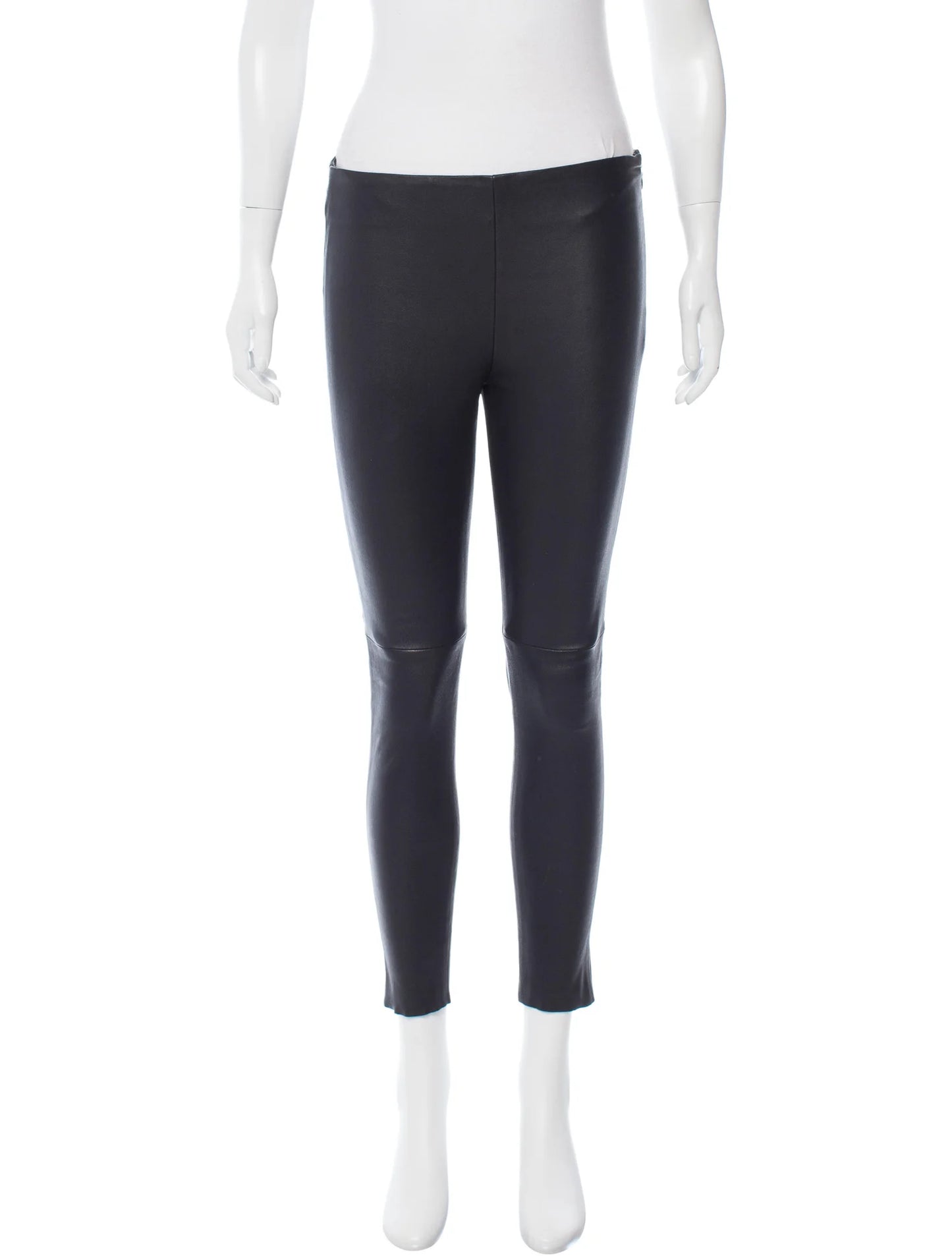 Black Leather Pants - 24