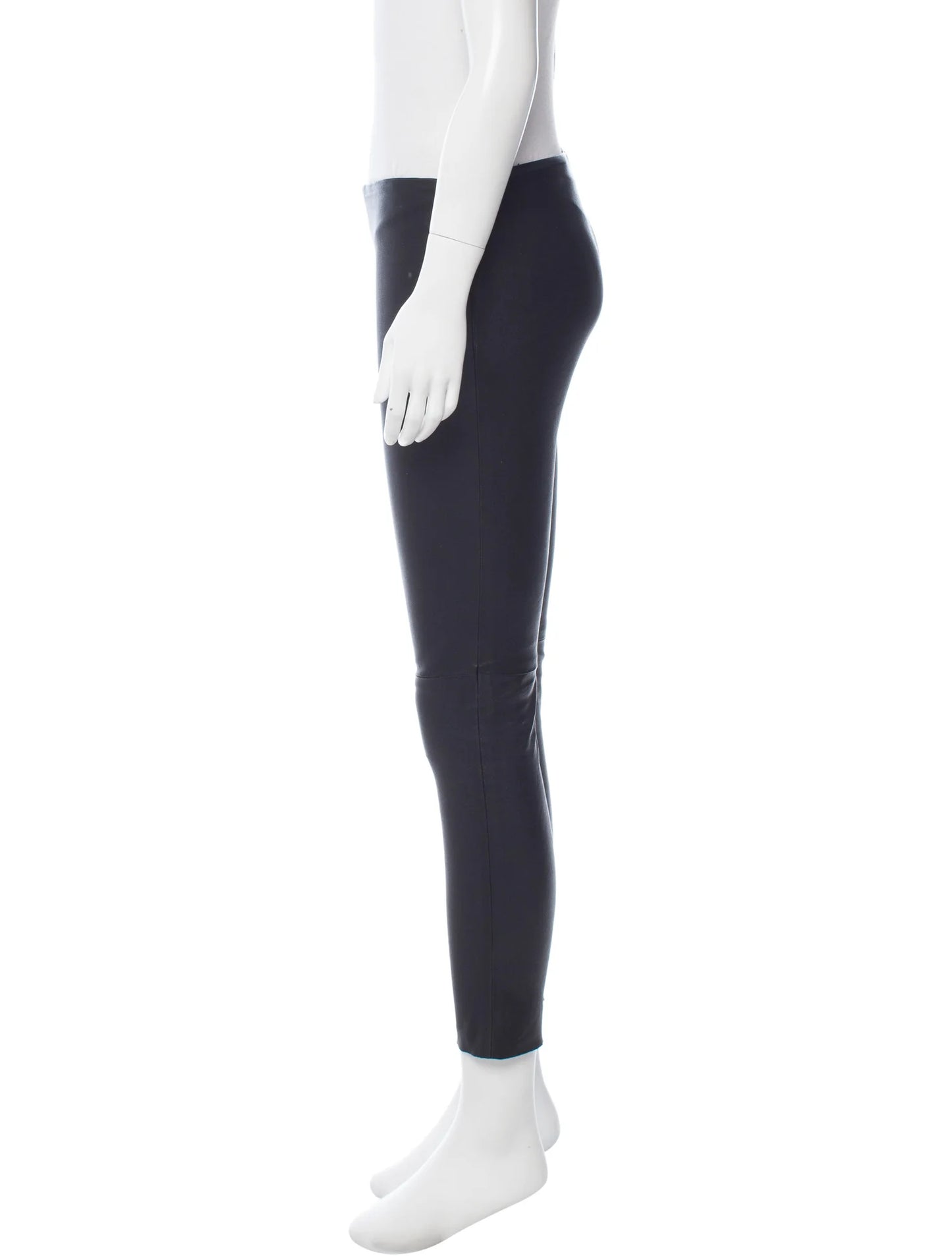 Black Leather Pants - 24