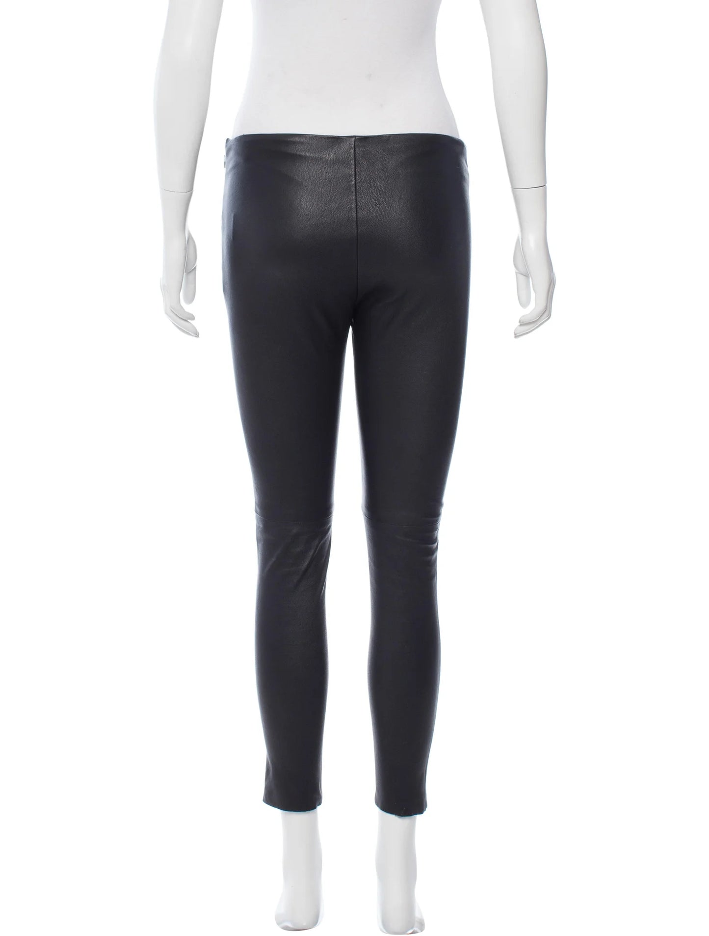 Black Leather Pants - 24