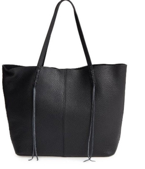 Black Leather Tote